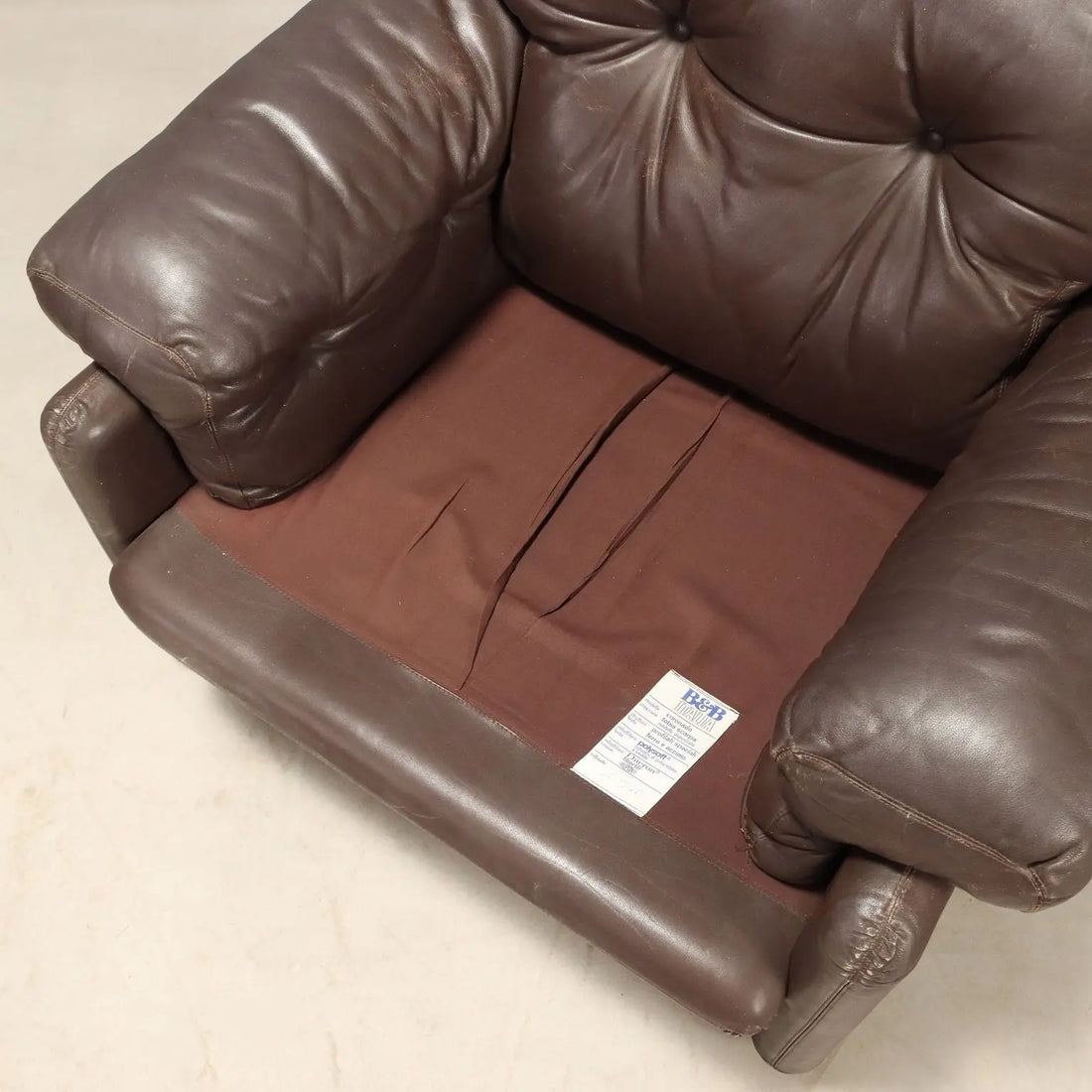 Pair of Scarpa Coronado Leather Armchairs