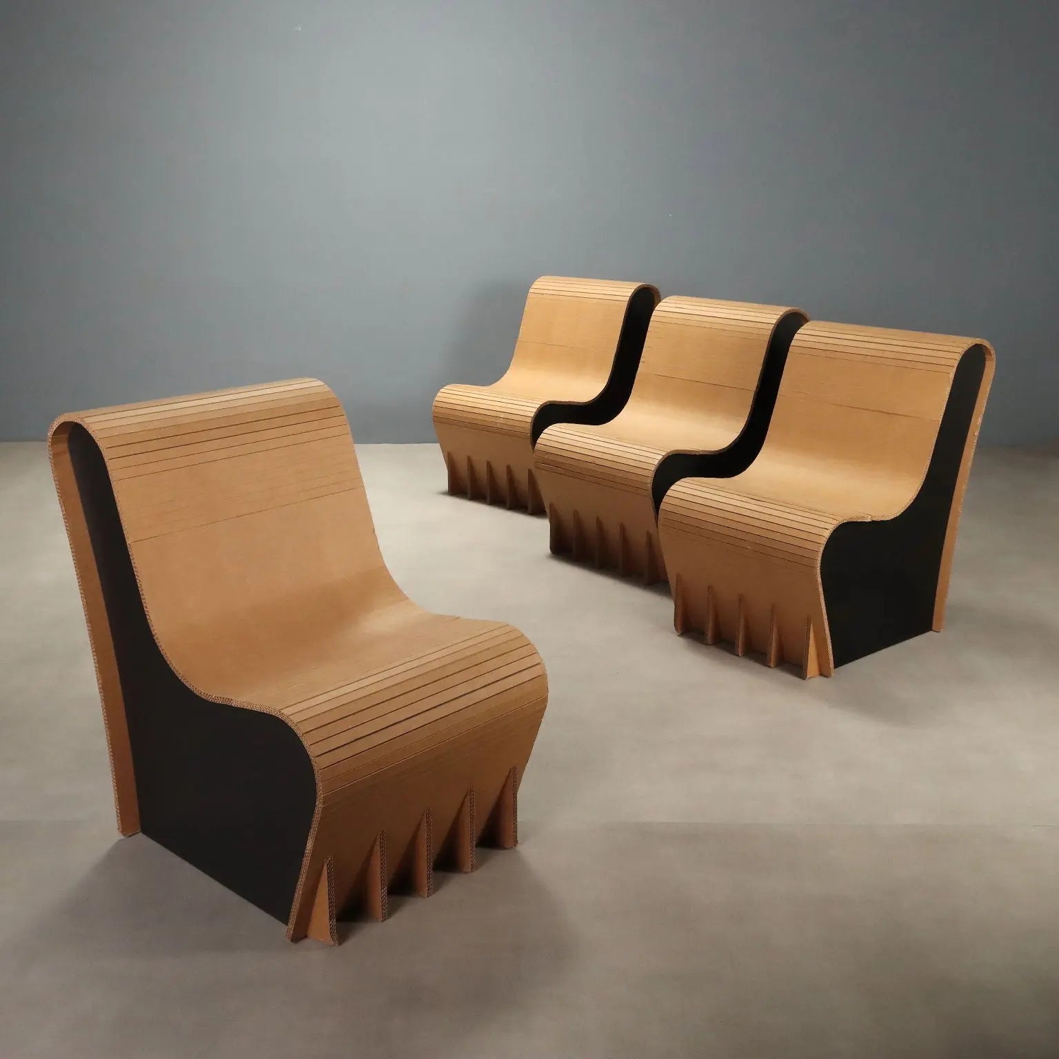 Modern Armchairs Cardboard Forex Design 2000s