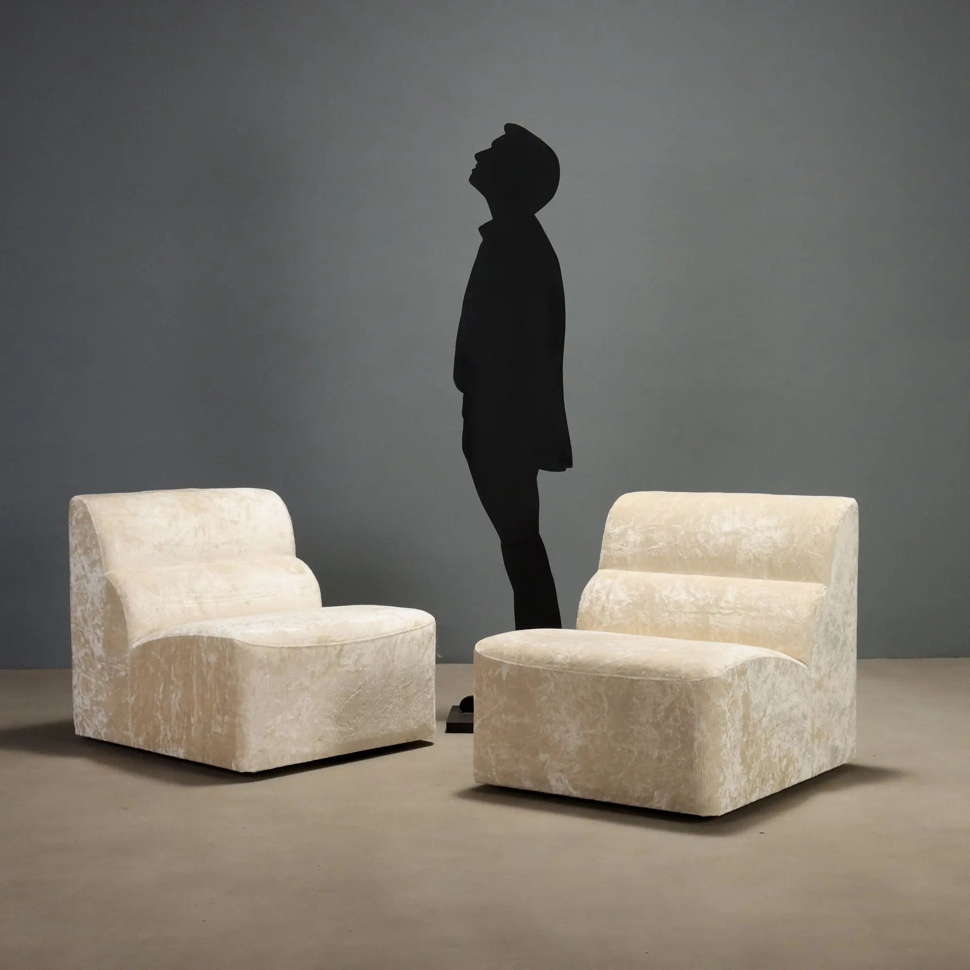 Simon Gavina Antelami Armchairs Design Kazuhide Takahama 1970s