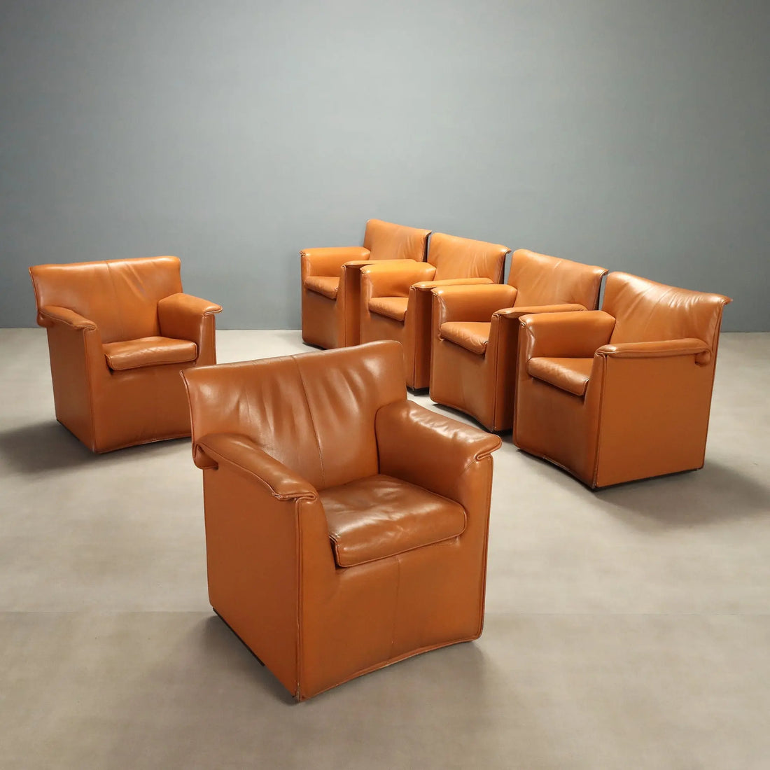 Vintage Armchairs B&B Laurianetta Design Afra and Tobia Scarpa 1980s