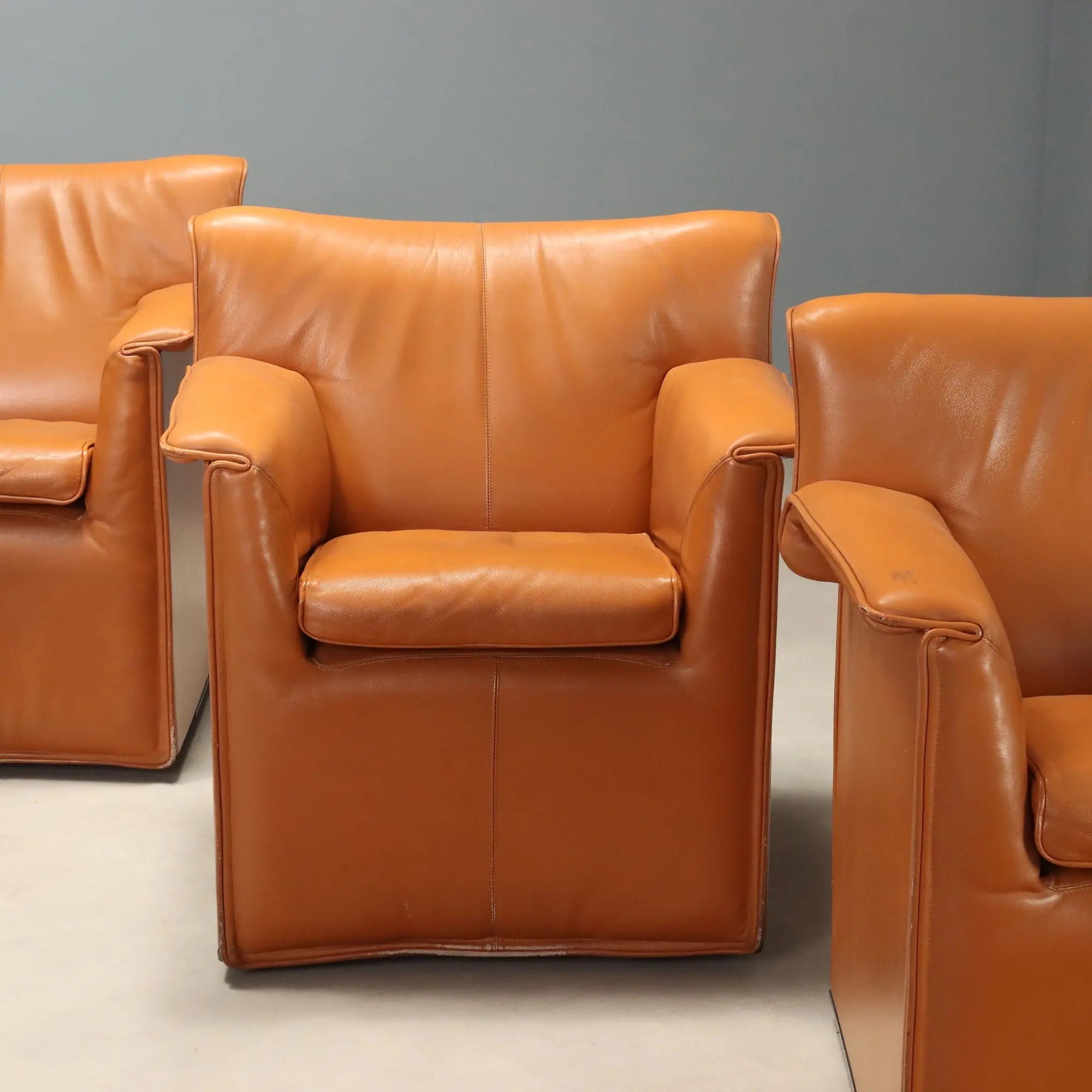 B&B Laurianetta Armchairs Vintage Design Afra & Tobia Scarpa 1980s