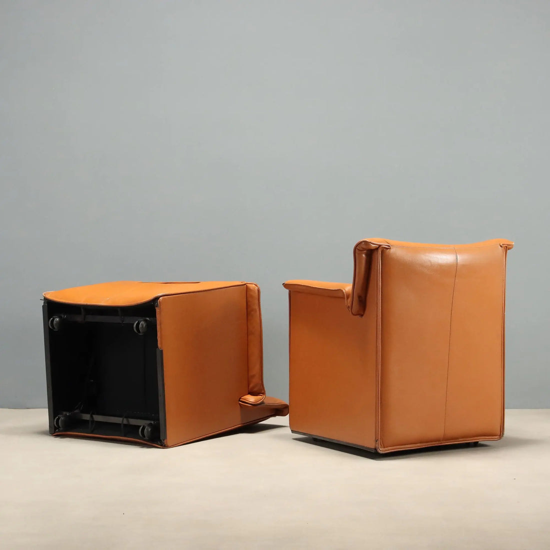 B&B Laurianetta Armchairs Vintage Design Afra & Tobia Scarpa 1980s