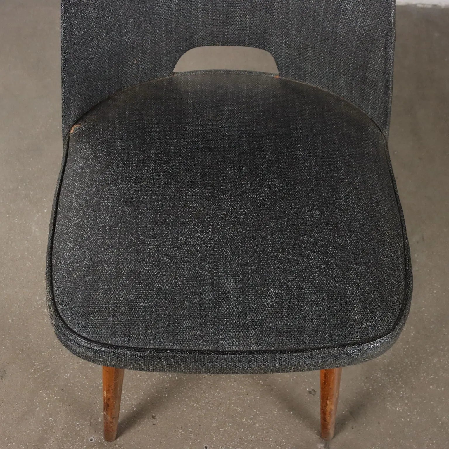 Vintage Chair from the 50s-60s Foam Padding Leatherette Upholstery | Modernism | Chairs