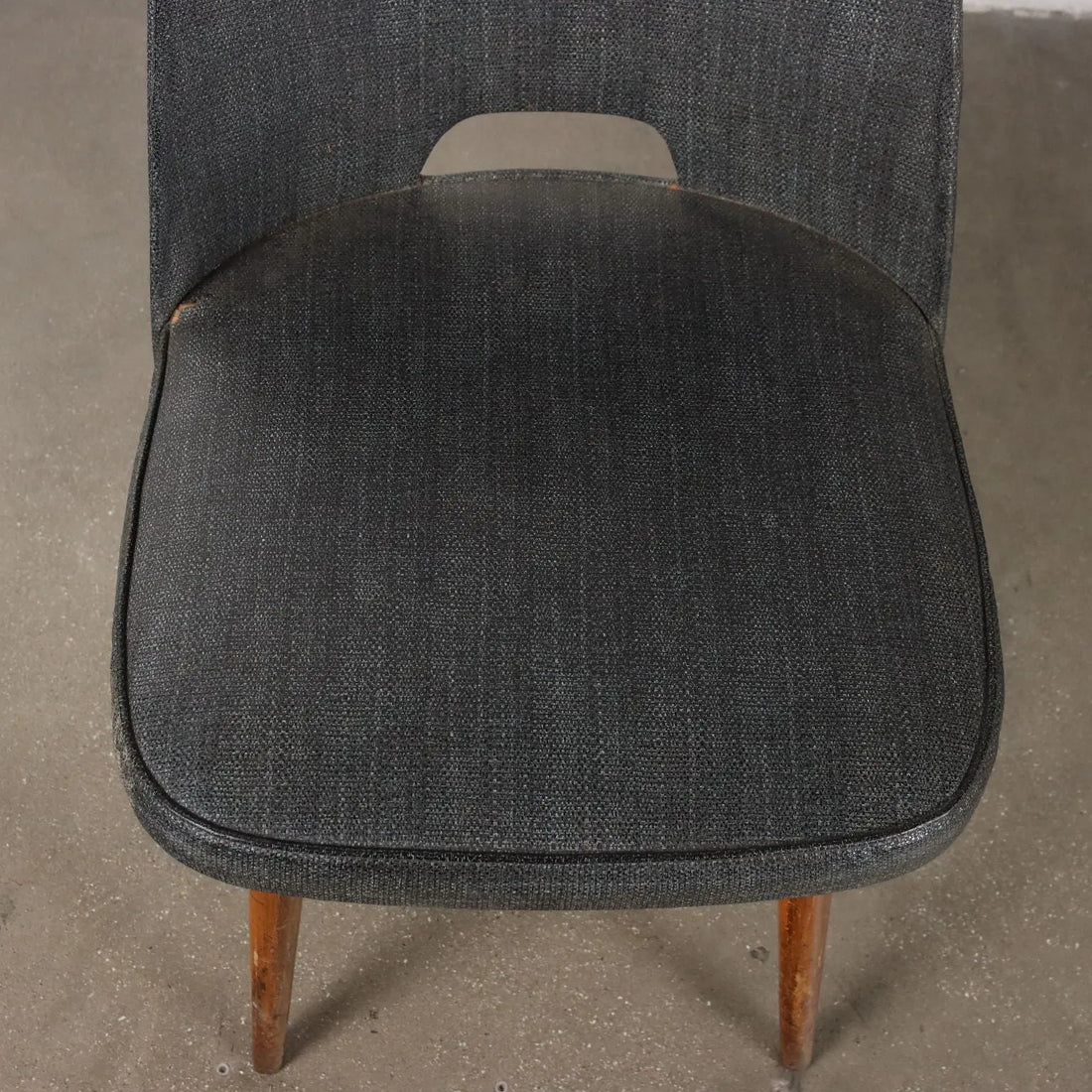 Vintage Chair from the 50s-60s Foam Padding Leatherette Upholstery | Modernism | Chairs