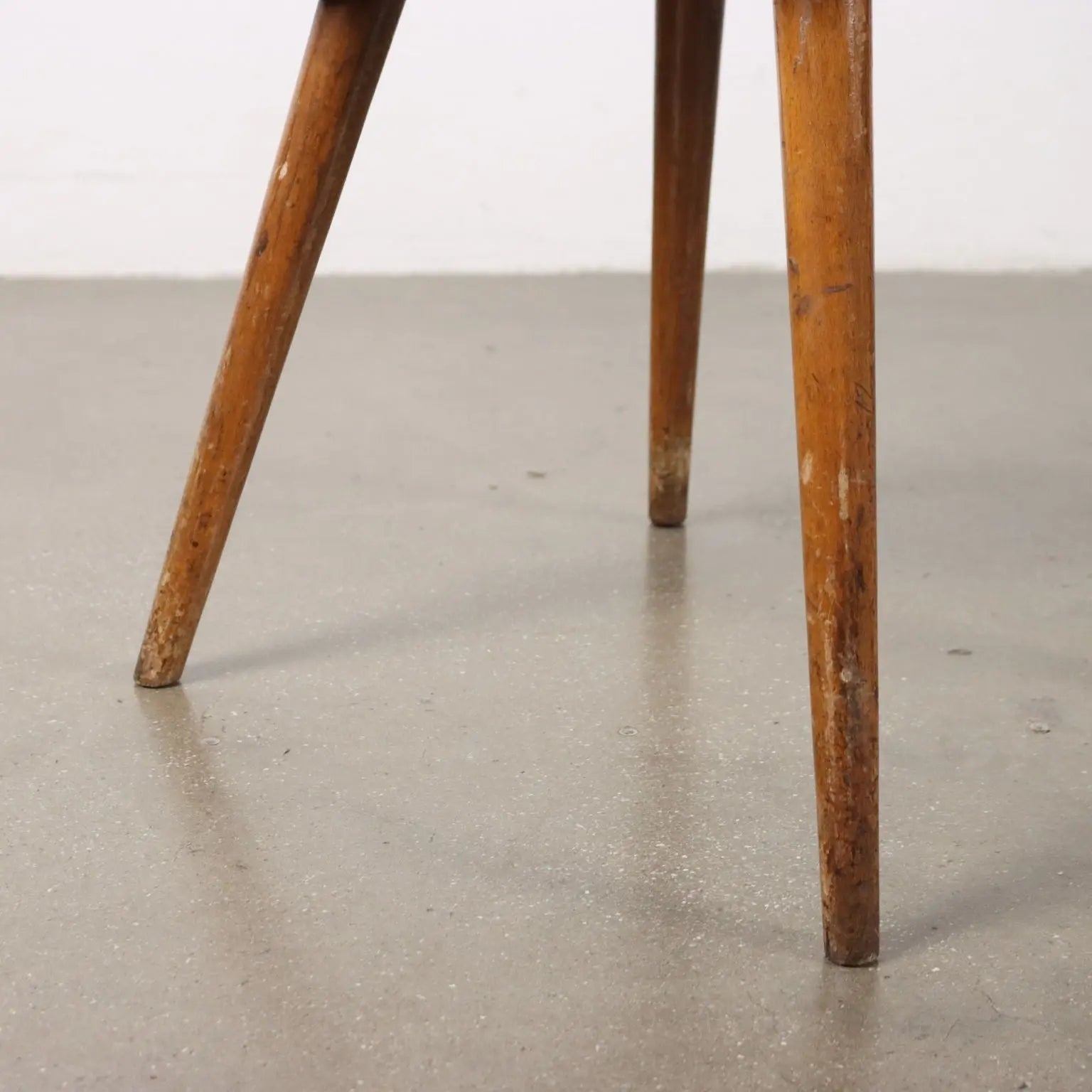 Vintage Chair from the 50s-60s Foam Padding Leatherette Upholstery | Modernism | Chairs