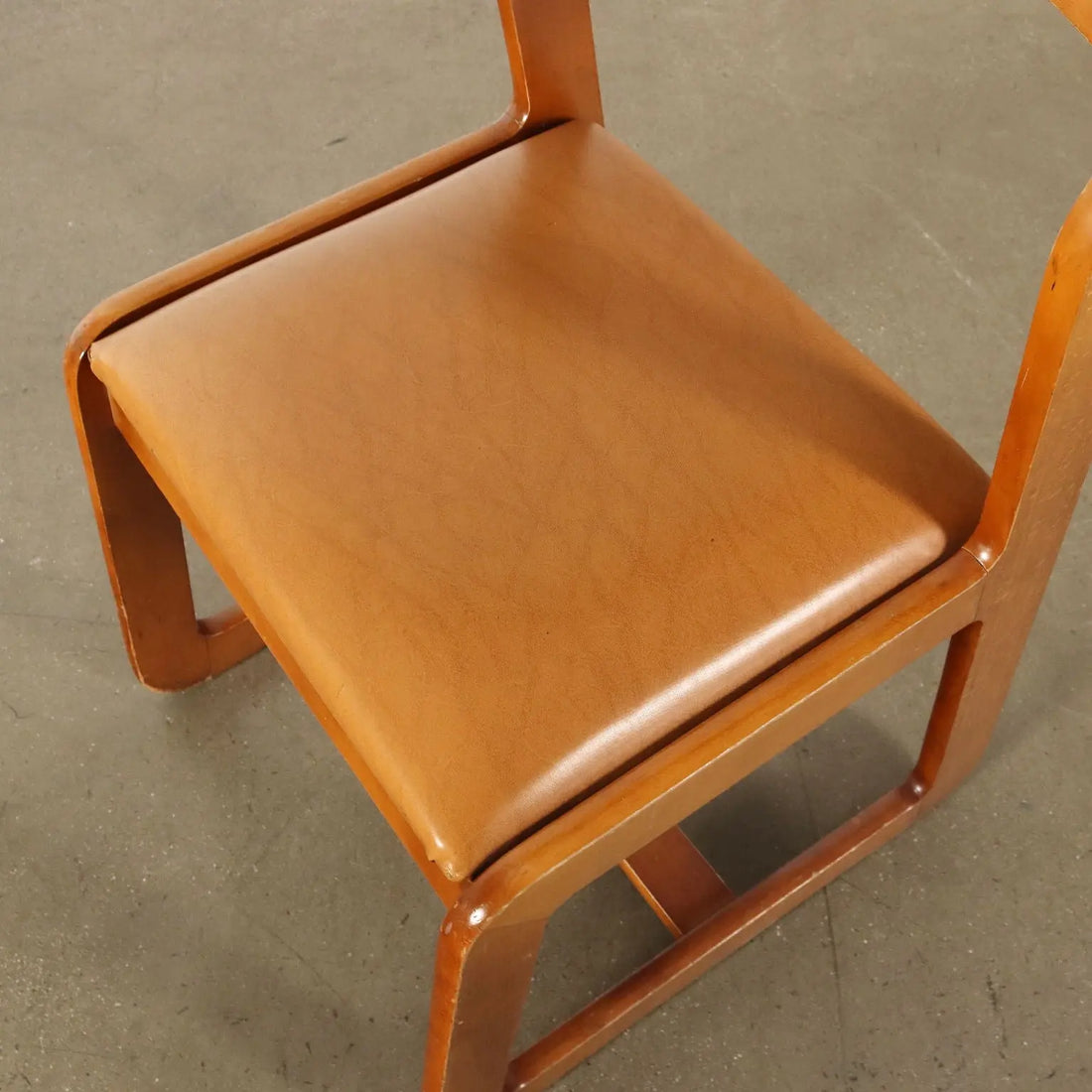 Vintage Chairs by Mario Sabot 1970s Painted Beech Wood Cloth | Modernism | Chairs