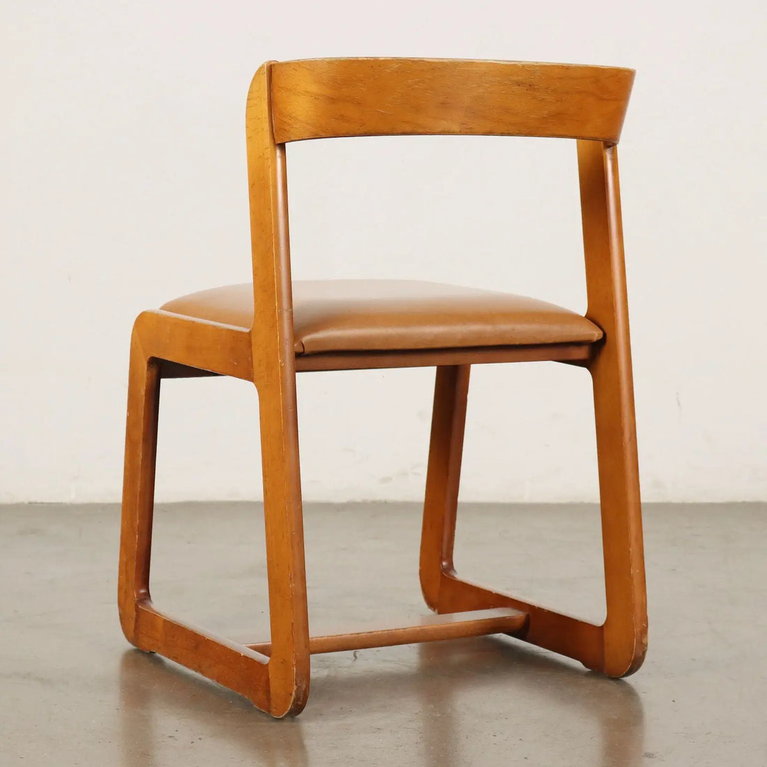 Vintage Chairs by Mario Sabot 1970s Painted Beech Wood Cloth | Modernism | Chairs