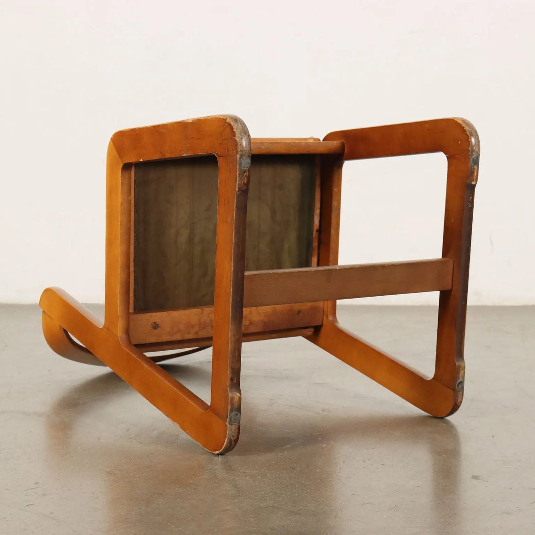 Vintage Chairs by Mario Sabot 1970s Painted Beech Wood Cloth | Modernism | Chairs