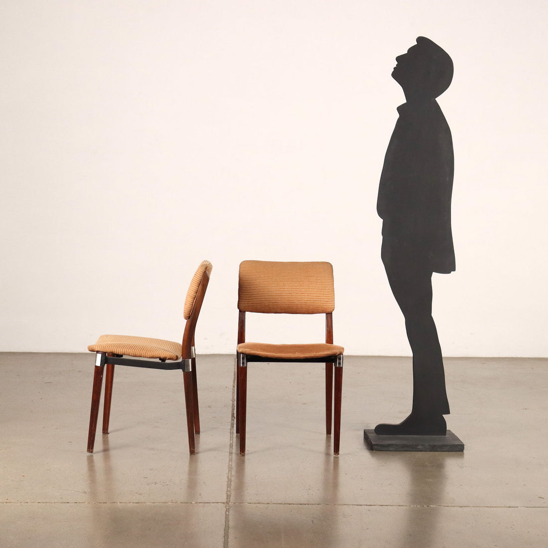 Group of 6 Chairs Tecno S82 E. Gerli Cloth Italy 1960s | Modernism  Chairs