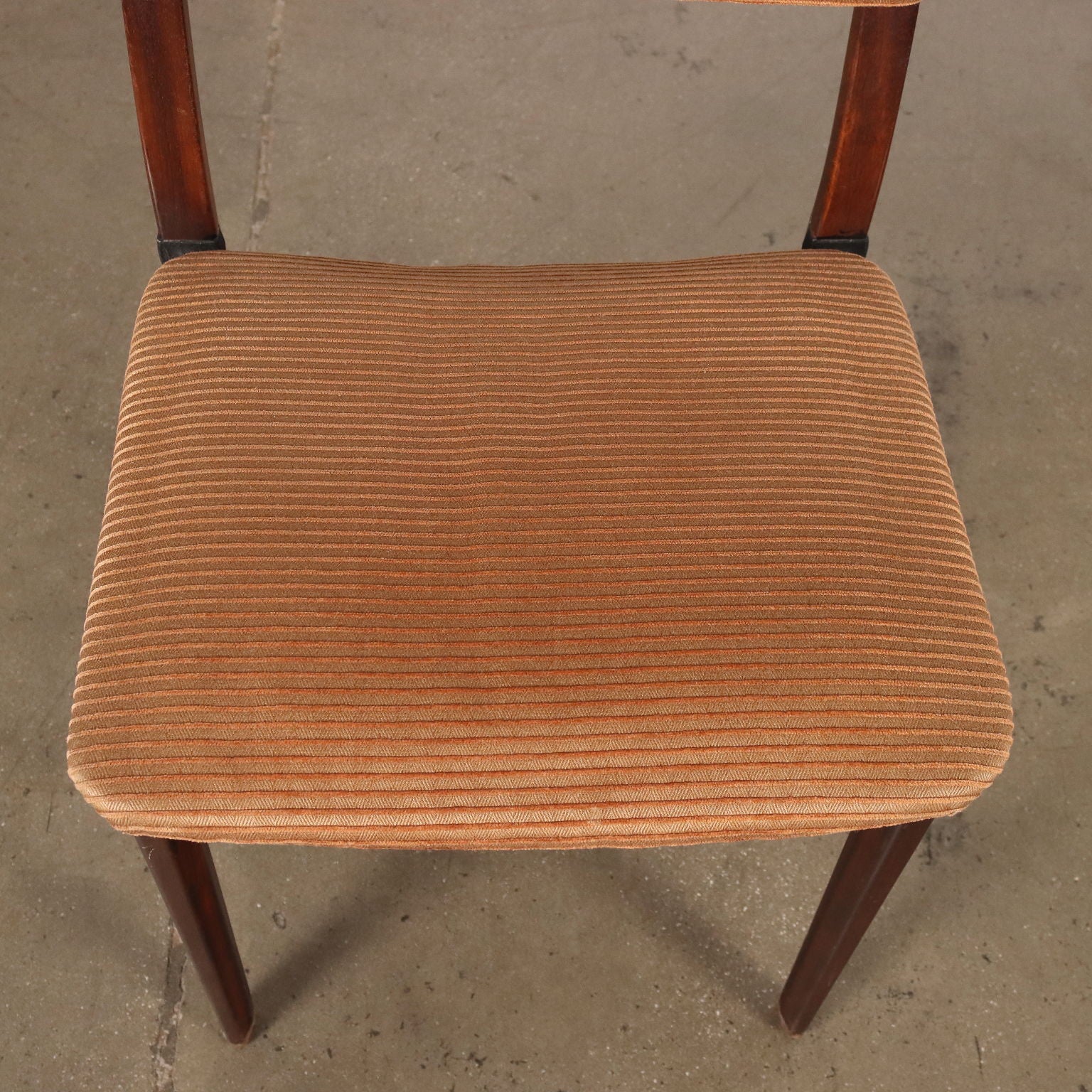 Group of 6 Chairs Tecno S82 E. Gerli Cloth Italy 1960s | Modernism  Chairs