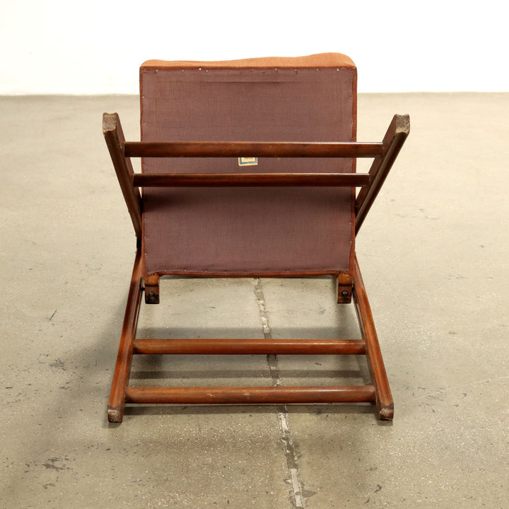 Vintage Foldable Chairs Foam Brass Italy 1960s | Modernism  Chairs