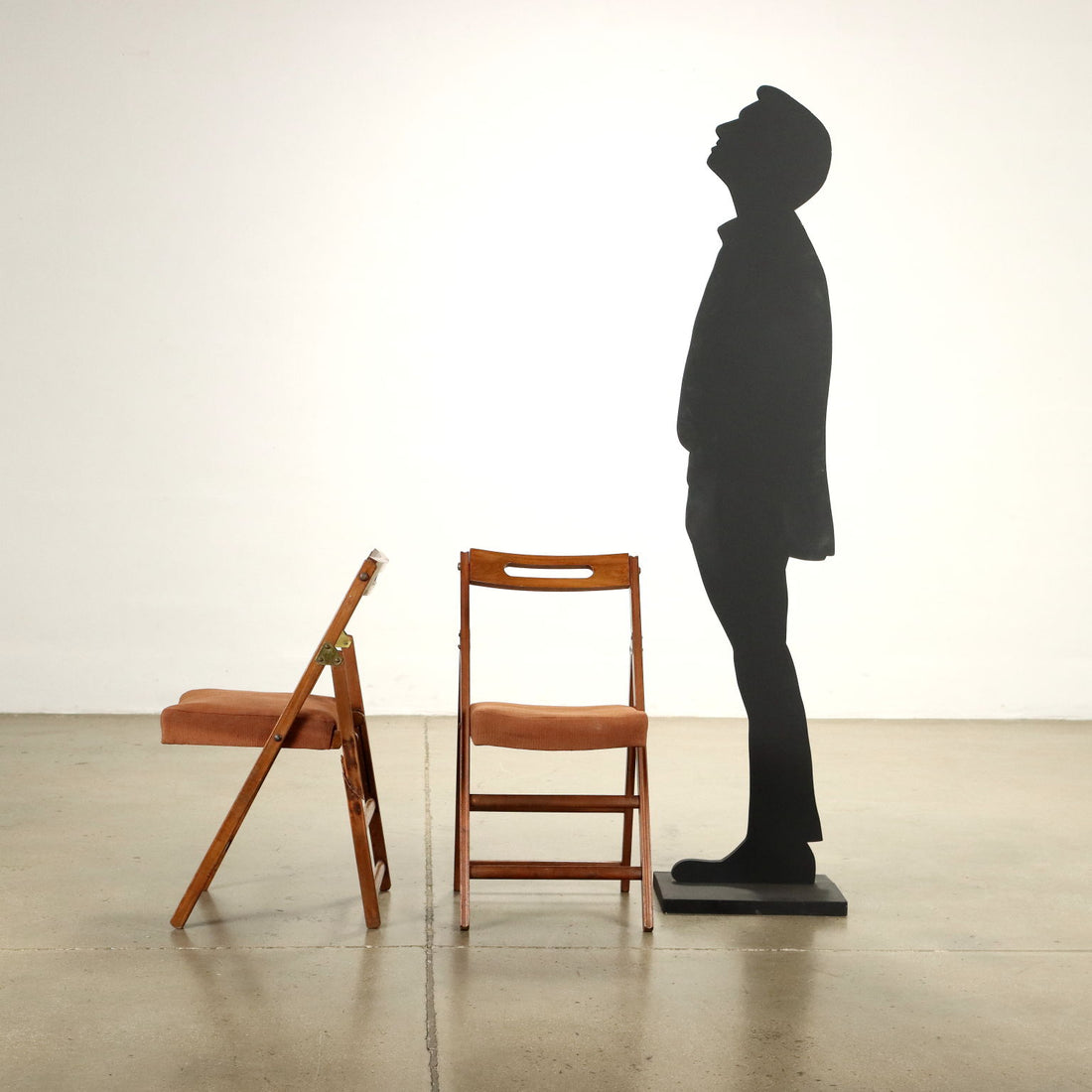 Vintage Foldable Chairs Foam Brass Italy 1960s | Modernism  Chairs