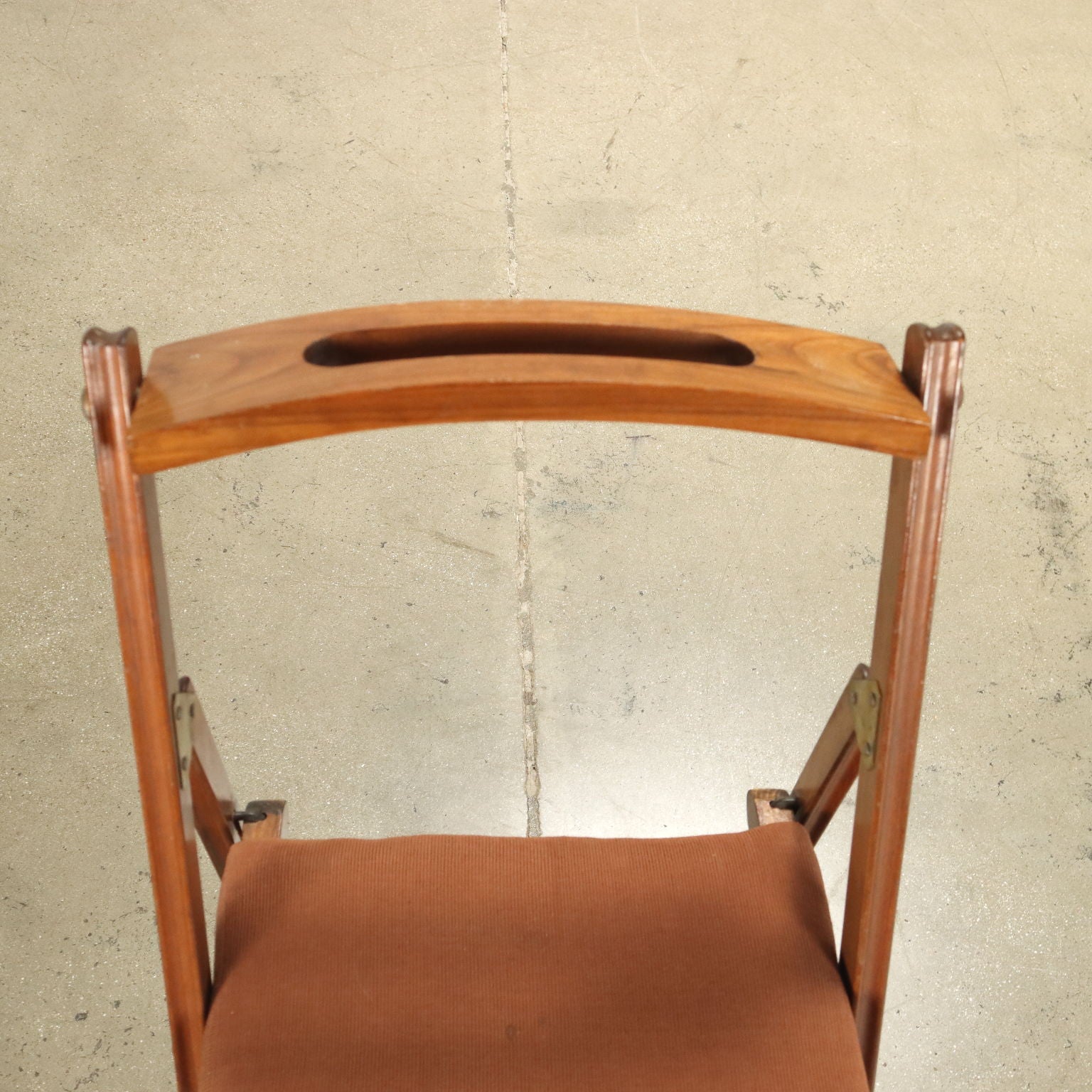 Vintage Foldable Chairs Foam Brass Italy 1960s | Modernism  Chairs