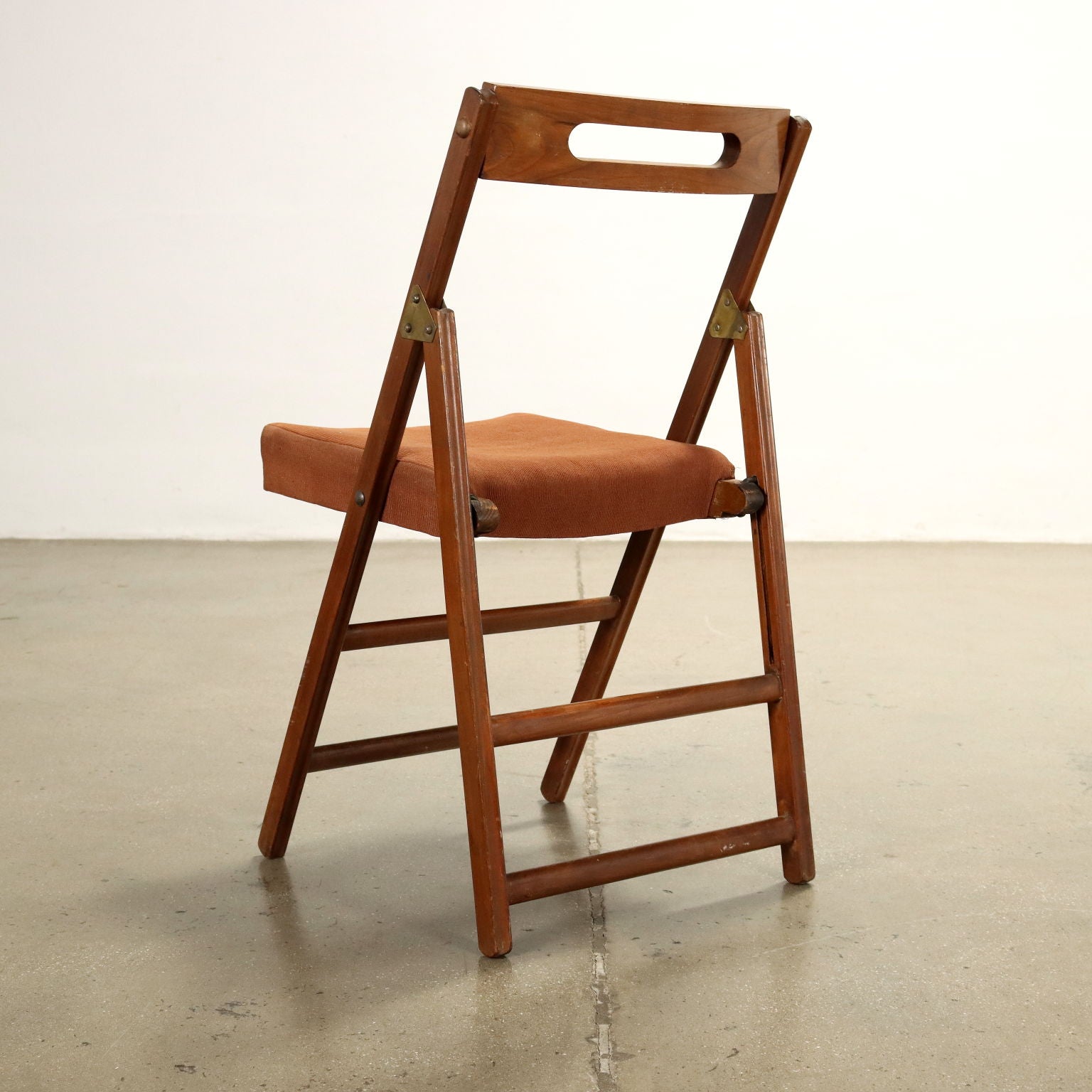 Vintage Foldable Chairs Foam Brass Italy 1960s | Modernism  Chairs