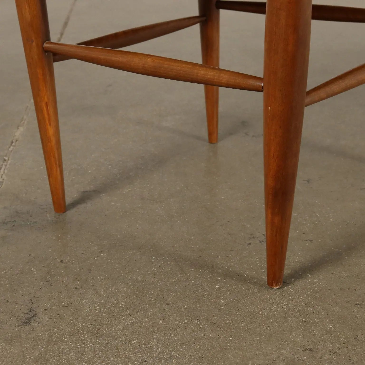 Pair of Vintage 1950s Thrones Beech and Straw Italy | Modernism | Chairs