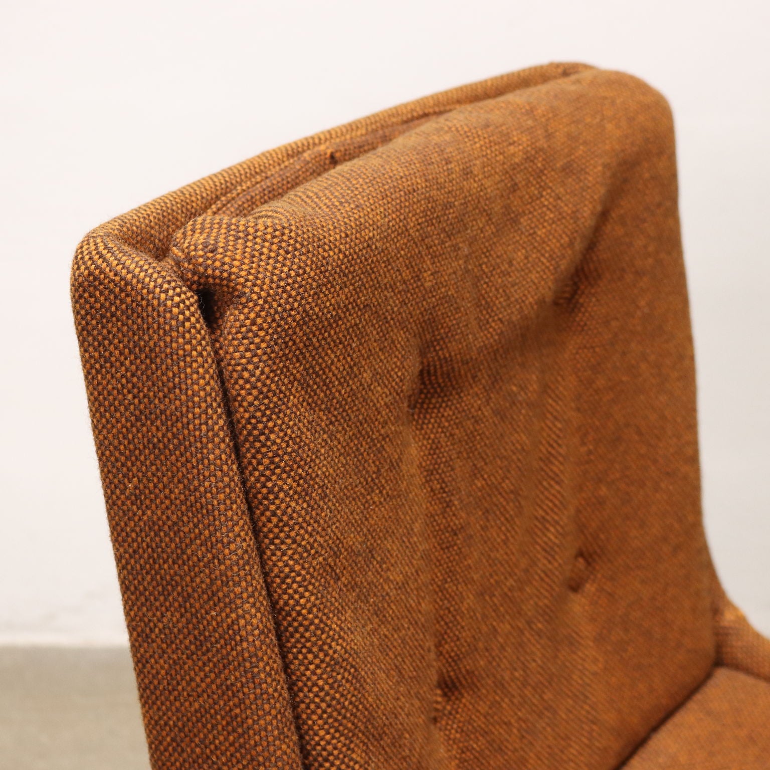 Group of 5 Vintage 1970s Chairs Chromed Metal Fabric Italy | Modernism  Chairs