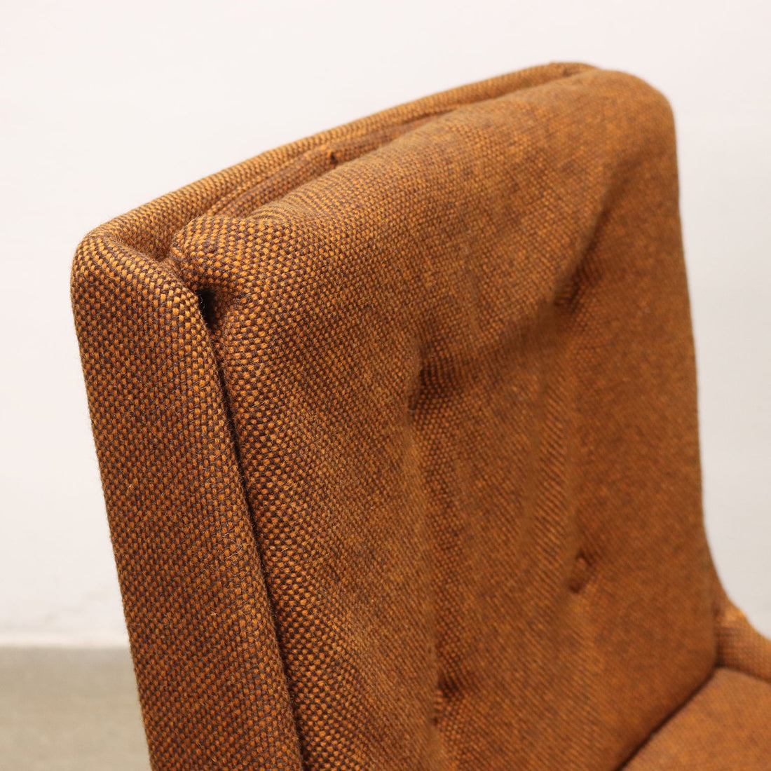 Group of 5 Vintage 1970s Chairs Chromed Metal Fabric Italy | Modernism  Chairs