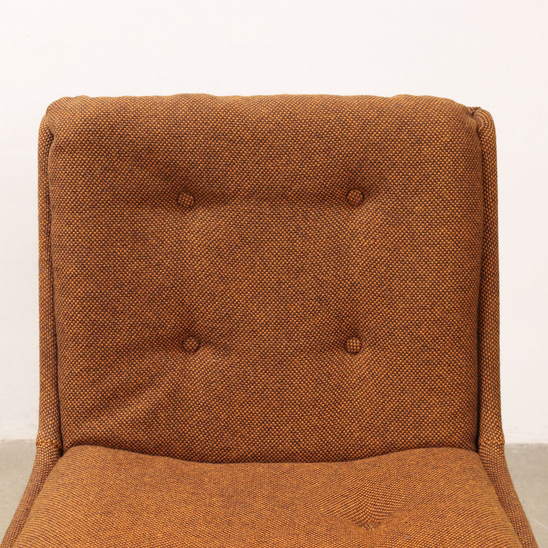 Group of 5 Vintage 1970s Chairs Chromed Metal Fabric Italy | Modernism  Chairs