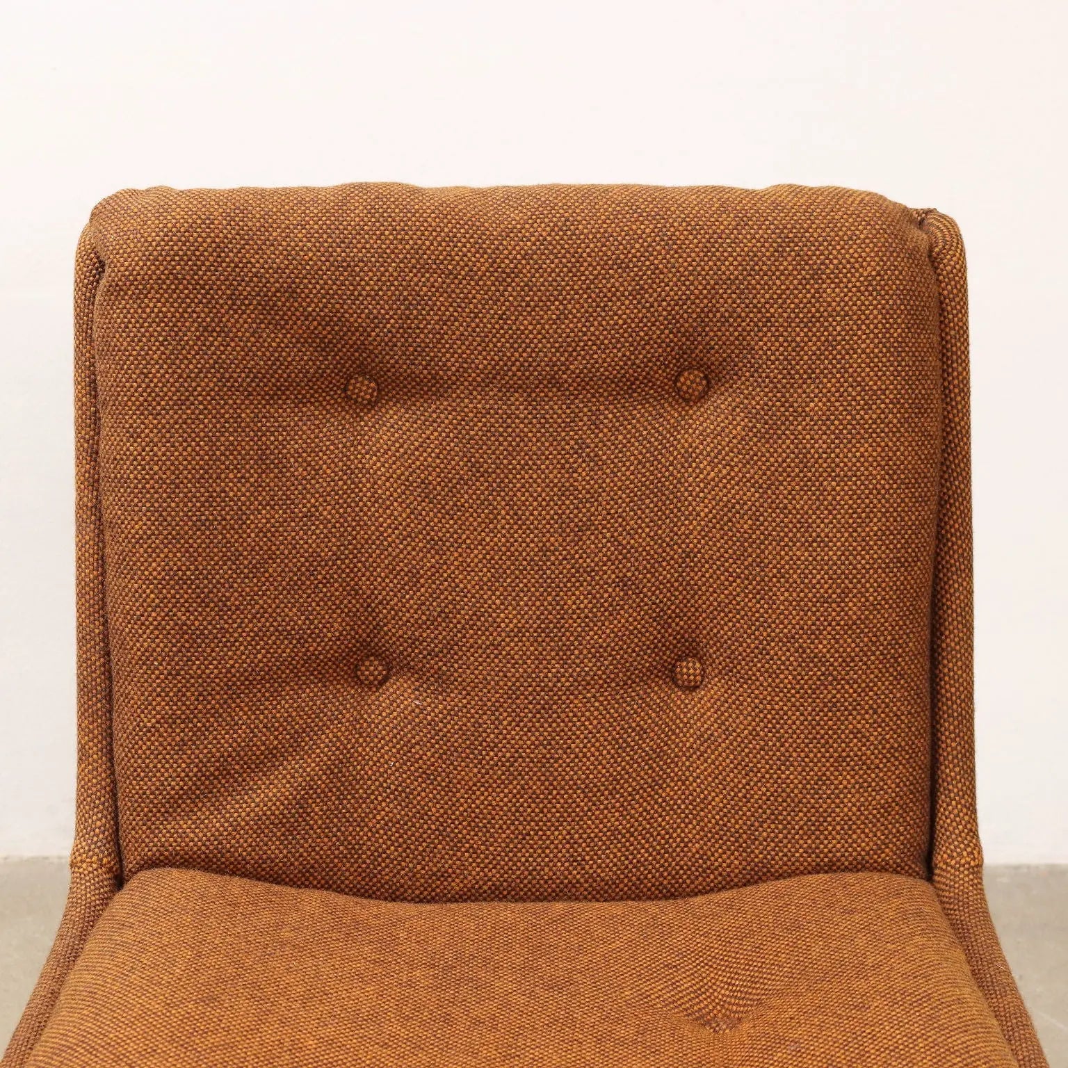 Group of 5 Vintage 1970s Chairs Chromed Metal Fabric Italy | Modernism | Chairs