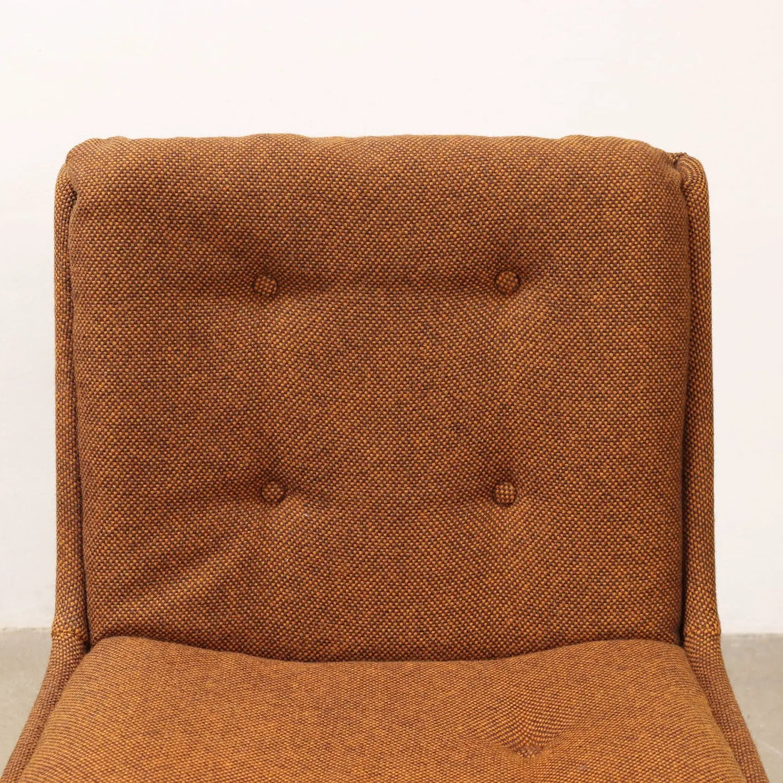Group of 5 Vintage 1970s Chairs Chromed Metal Fabric Italy | Modernism | Chairs