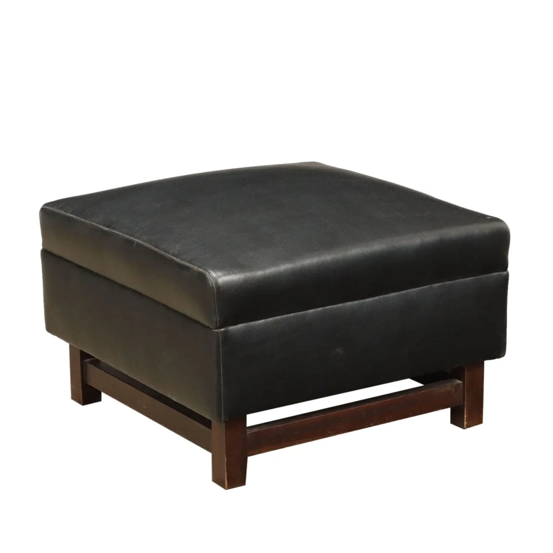 Vintage 1960s Pouf Wood Foam Italy | Modernism | Chairs