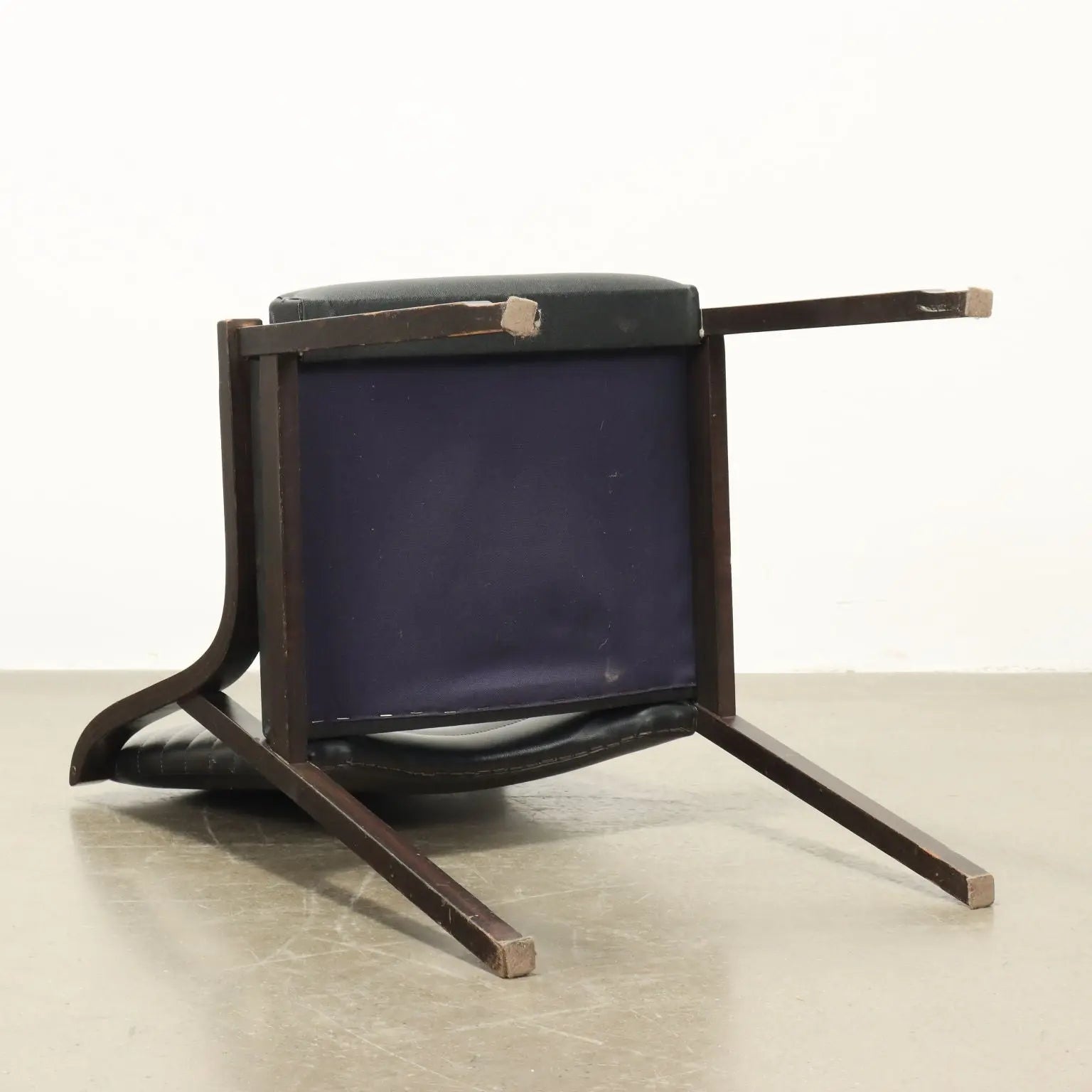 Vintage Chairs Beech Leatherette Italy 1960s | Modernism | Chairs