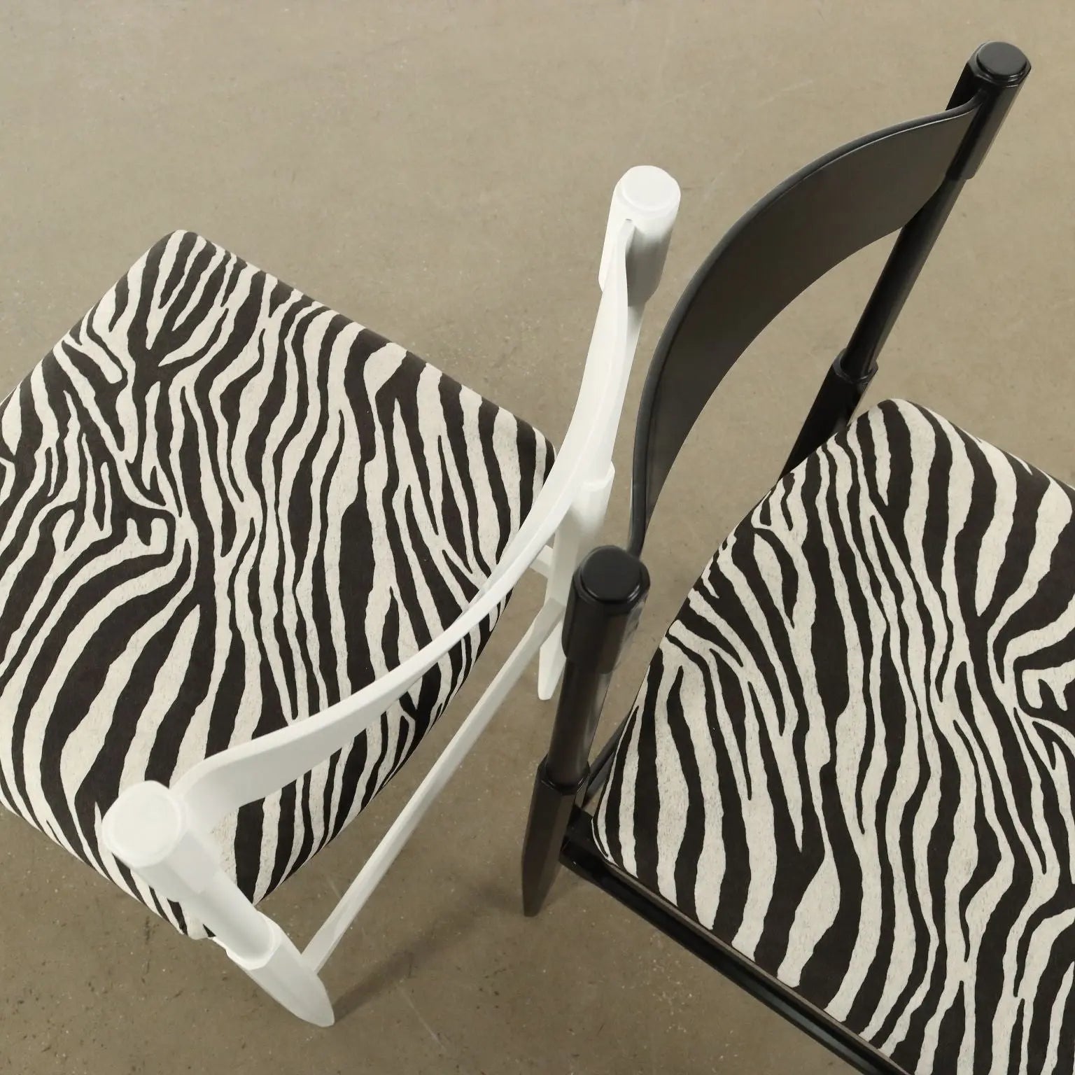 Vintage Chairs Jungle Collection Velvet Wood Italy 1950s-1960s | Modernism | Chairs