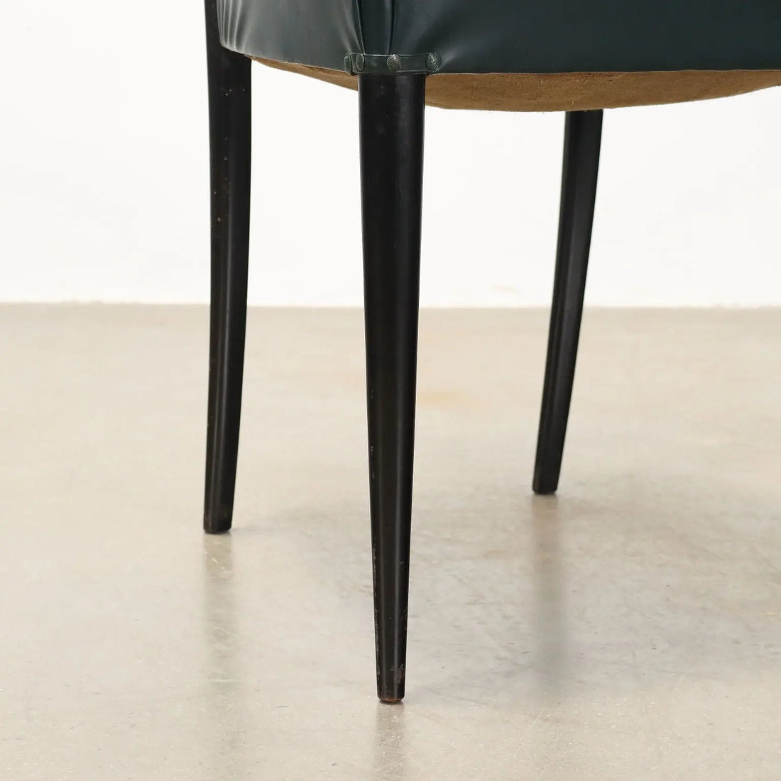 Vintage Chairs Wood Leatherette Design Italy 1950s | Modernism | Chairs