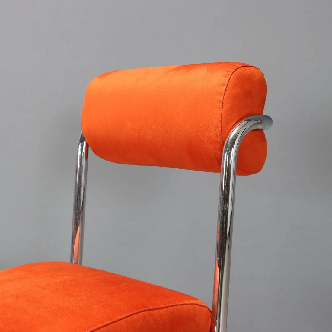 Vintage Cantilever Chairs Chromed Metal Fabric Design 1970s | Modernism | Chairs