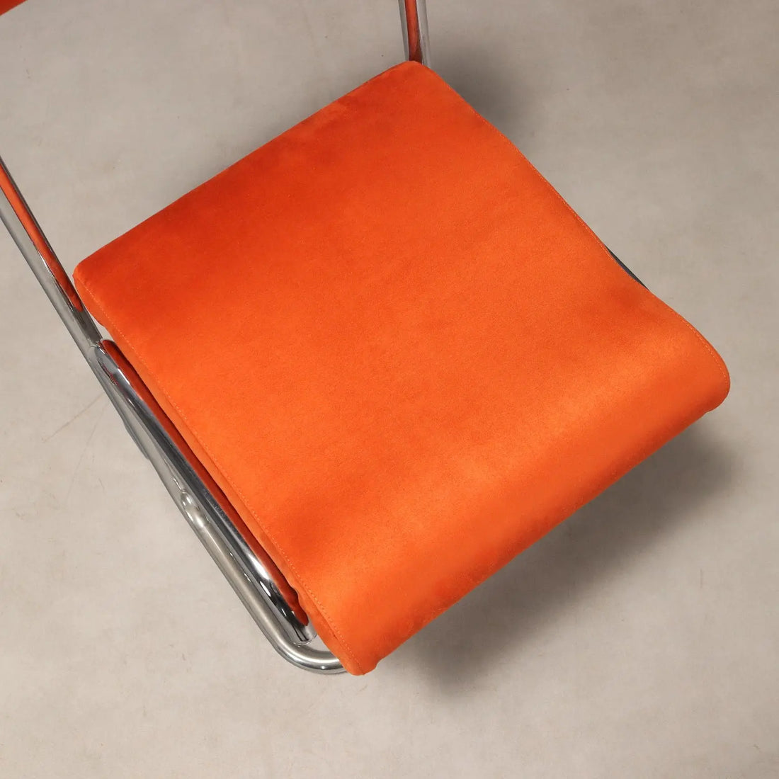 Vintage Cantilever Chairs Chromed Metal Fabric Design 1970s | Modernism | Chairs