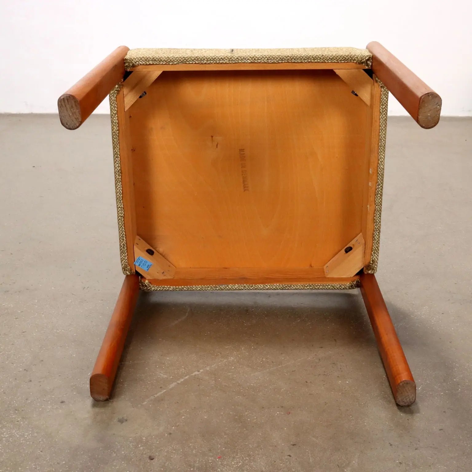 Vintage Dining Room Chairs Teak Fabric Denmark 1960s | Modernism | Chairs