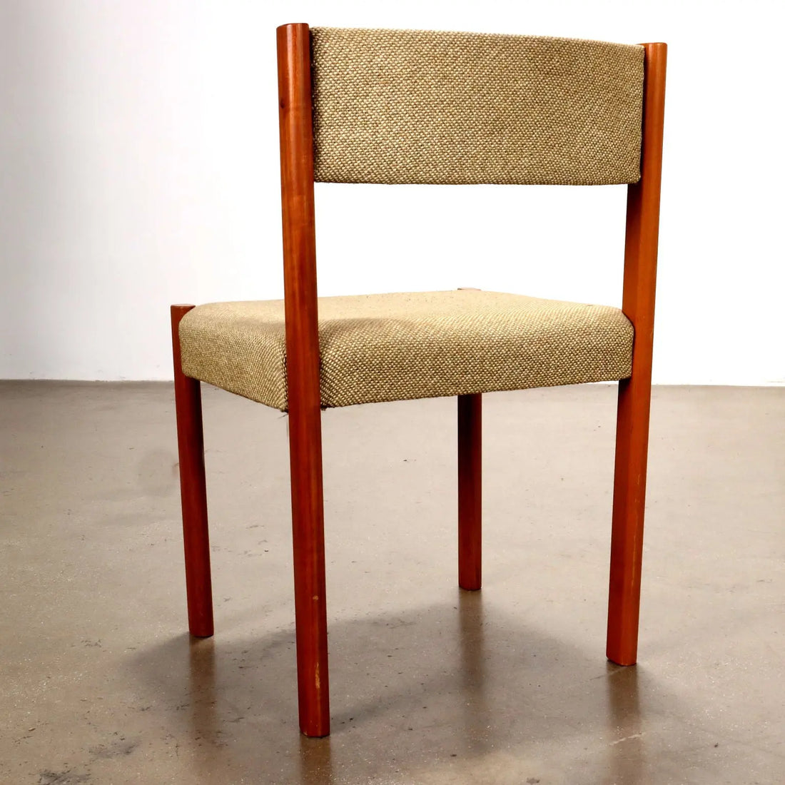 Vintage Dining Room Chairs Teak Fabric Denmark 1960s | Modernism | Chairs