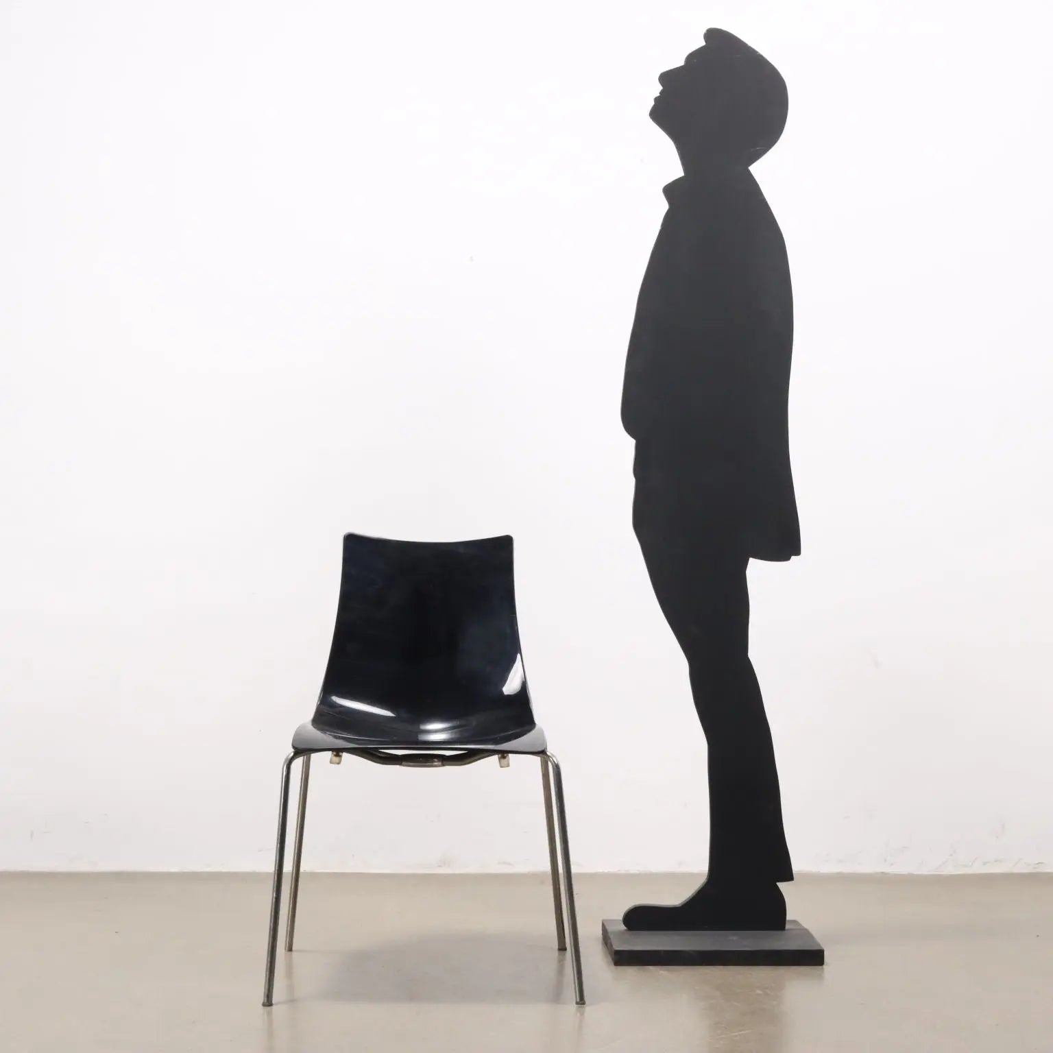 Vintage Chairs Plastic Material Chromed Metal Design Italy 1990s | Modernism | Chairs