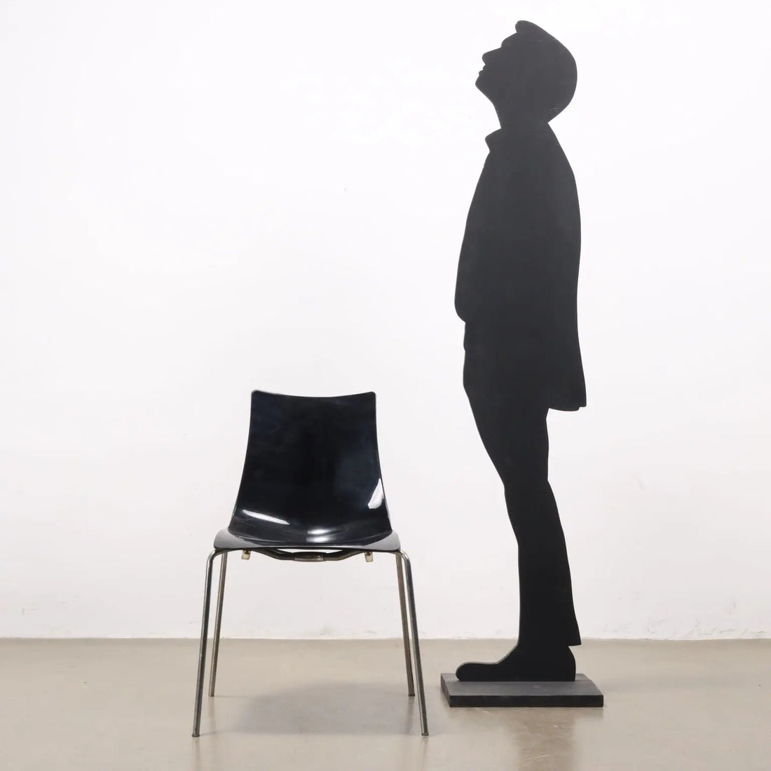 Vintage Chairs Plastic Material Chromed Metal Design Italy 1990s | Modernism | Chairs