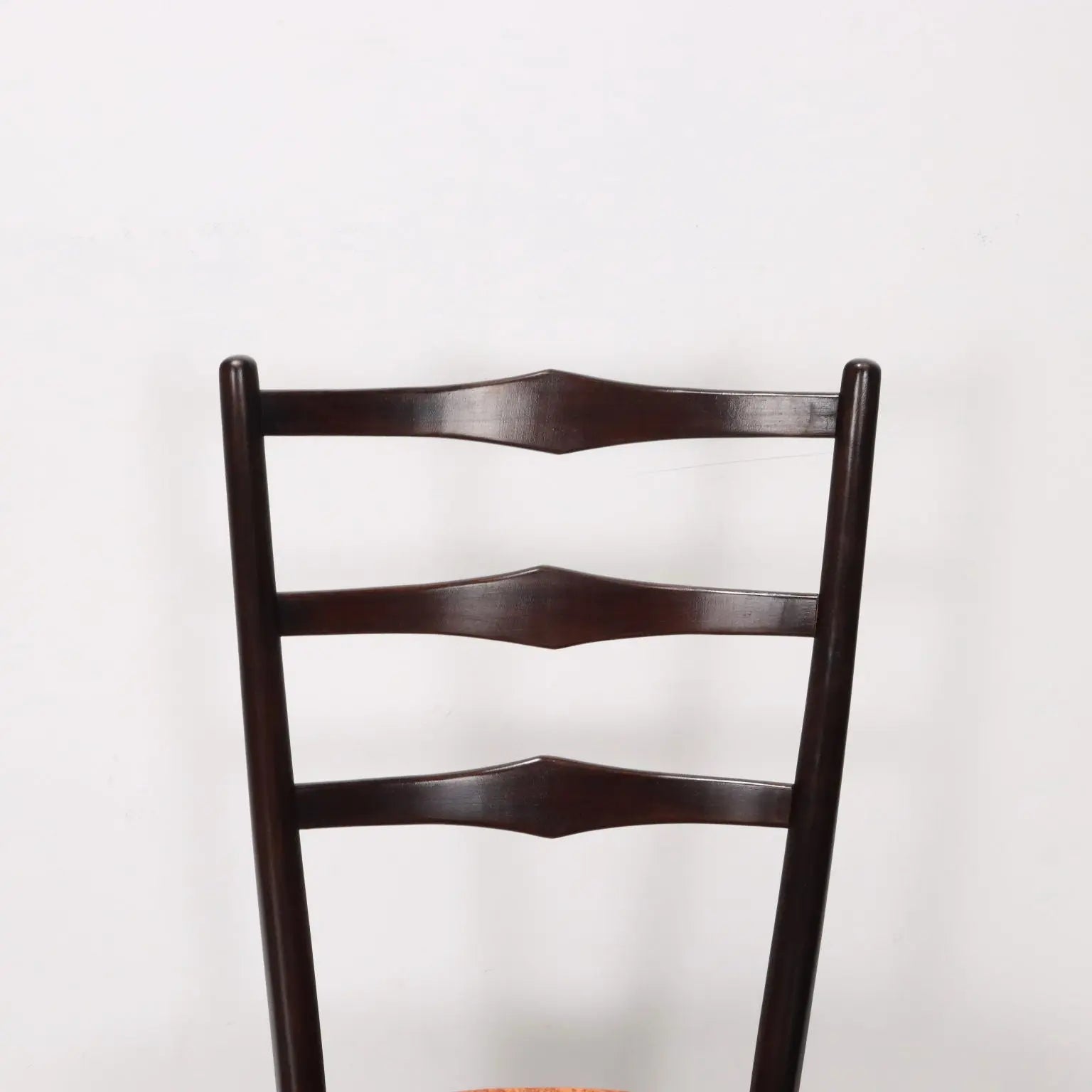 Vintage Chairs Painted Wood Fabric Design Italy 1960s | Modernism | Chairs