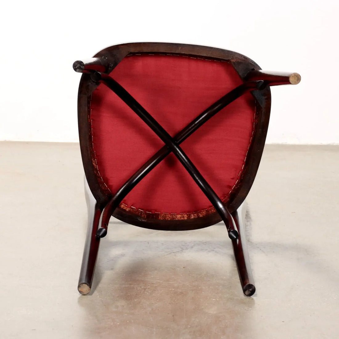 Vintage Chairs Painted Wood Fabric Design Italy 1960s | Modernism | Chairs