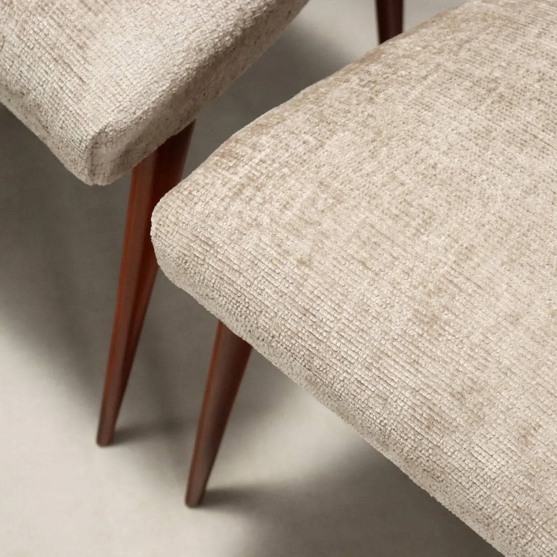 Vintage Chairs Beech Fabric Design Italy 1950s Restored | Modernism | Chairs