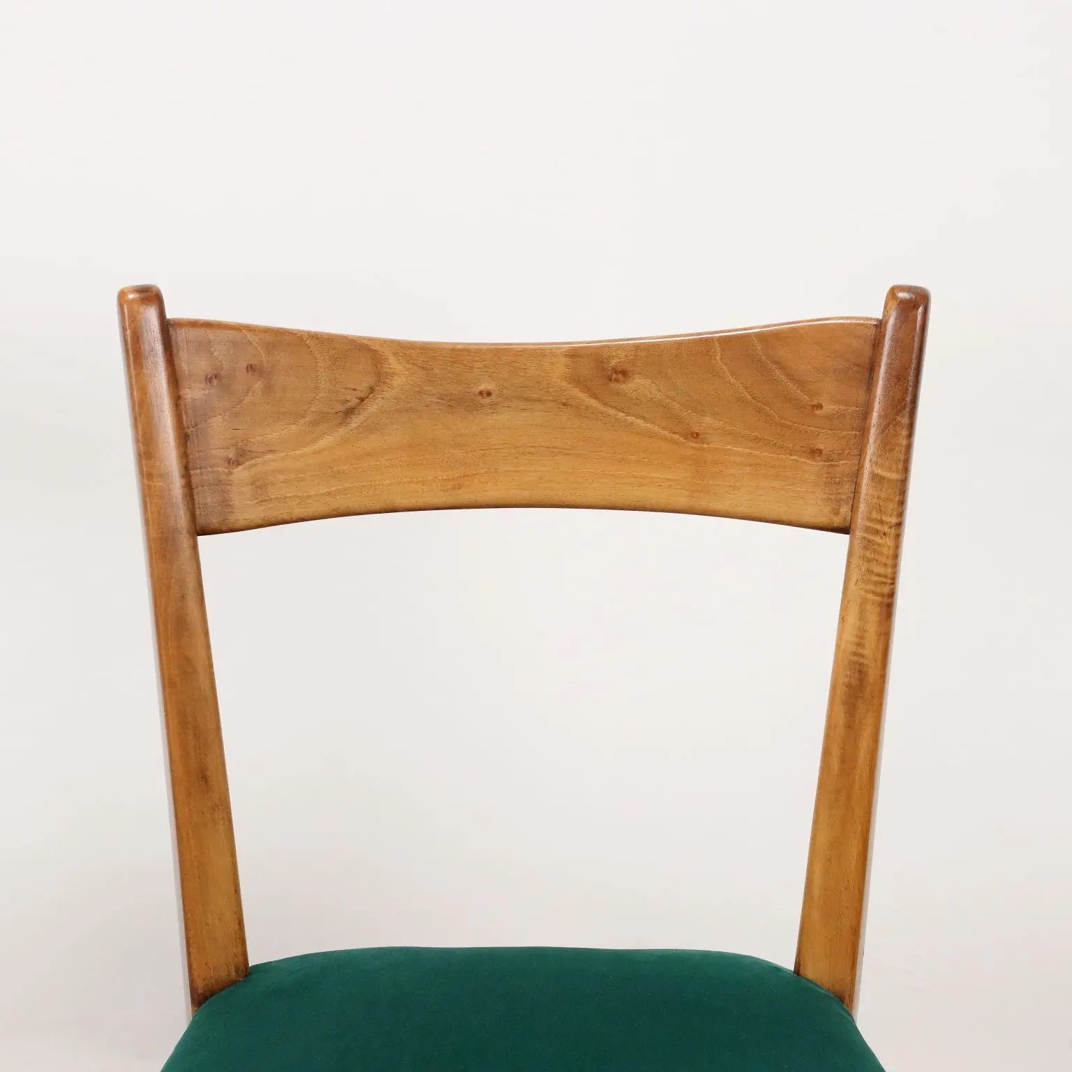 Vintage Living Room Chairs Beech Fabric Italy 1950s | Modernism | Chairs