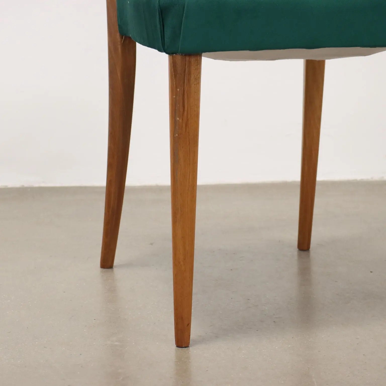Vintage Living Room Chairs Beech Fabric Italy 1950s | Modernism | Chairs