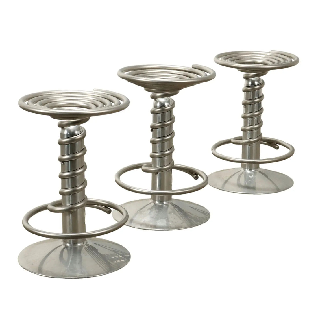 Driade Screw Stools Vintage Design Ron Arad Aluminium Metal 2000s | Modernism | Chairs