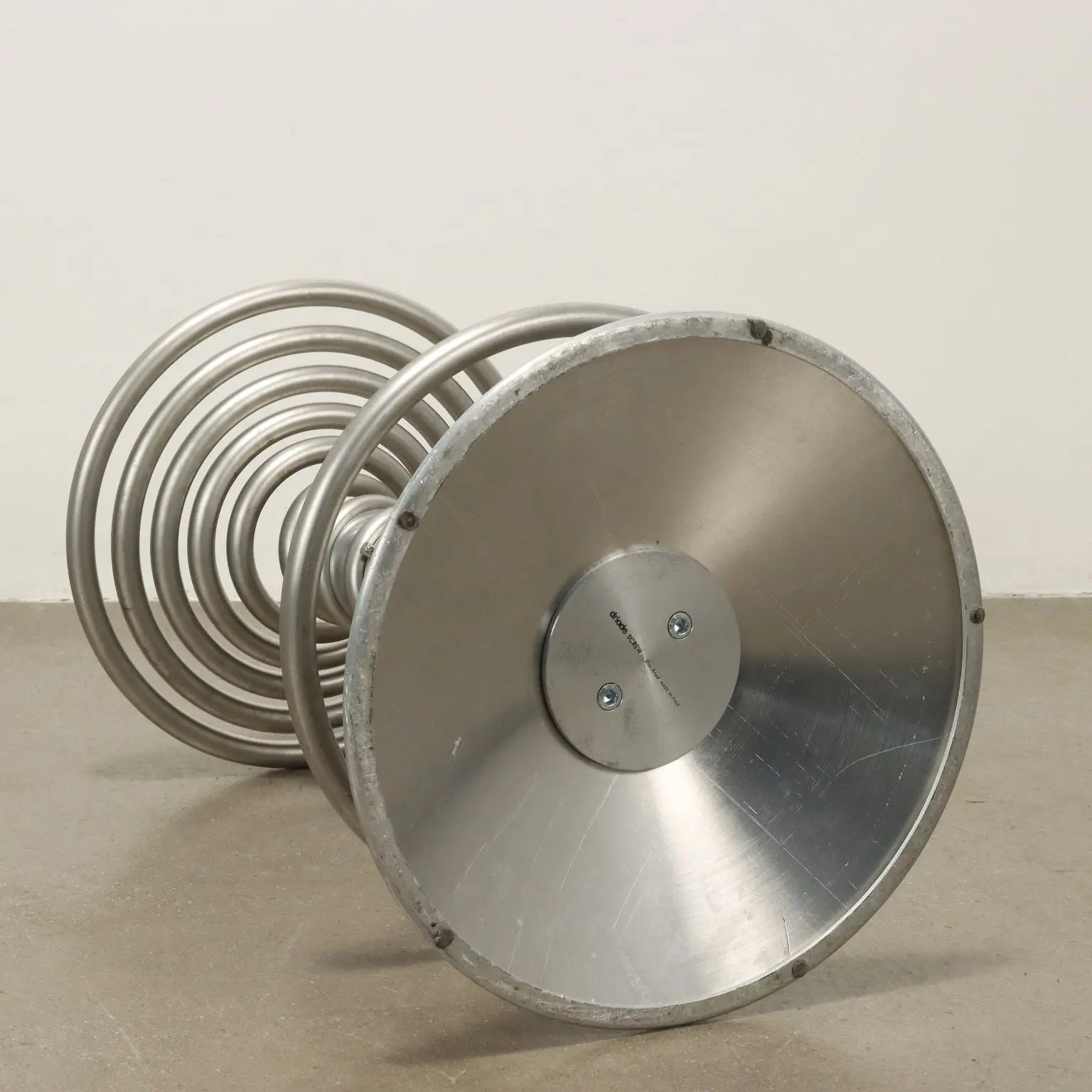 Driade Screw Stools Vintage Design Ron Arad Aluminium Metal 2000s | Modernism | Chairs