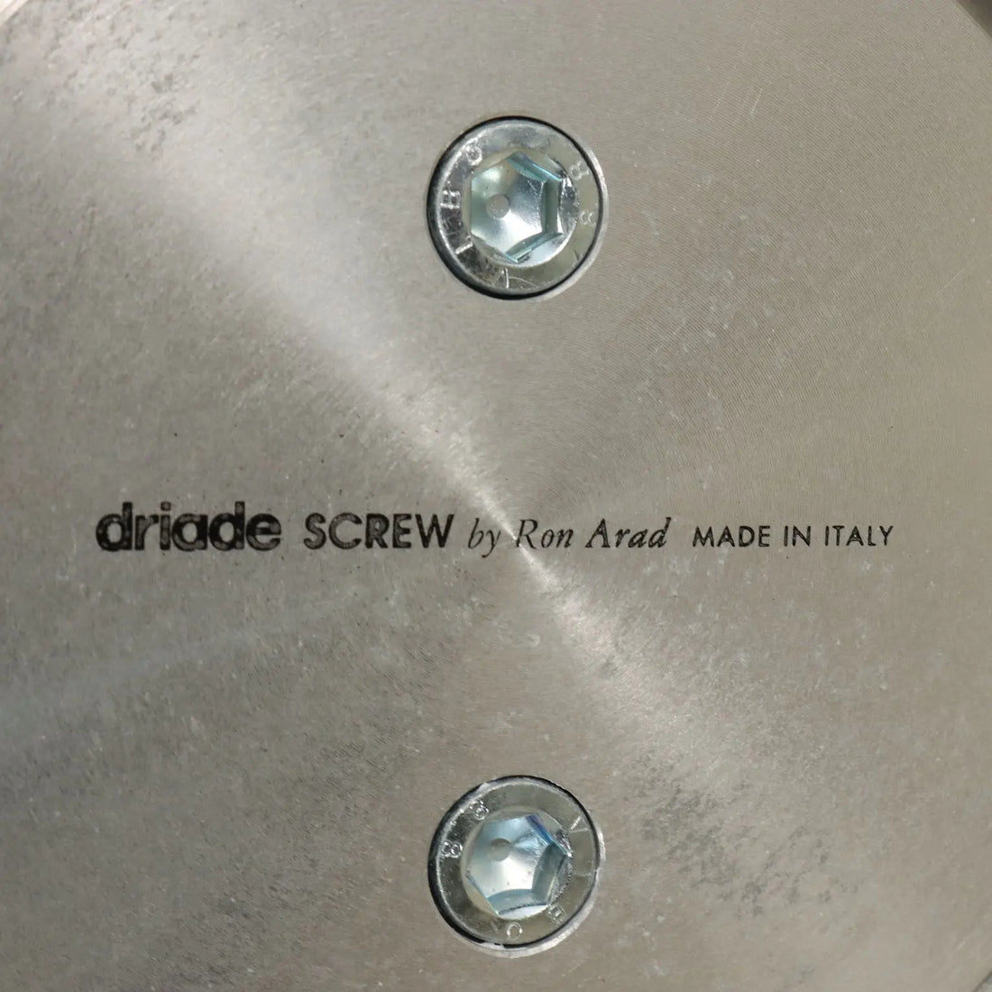 Driade Screw Stools Vintage Design Ron Arad Aluminium Metal 2000s | Modernism | Chairs