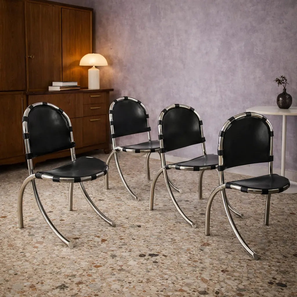 Medusa Chairs Studio Tetrarck Design Alberto Bazzani 1970s - 1970s | Modernism | Chairs