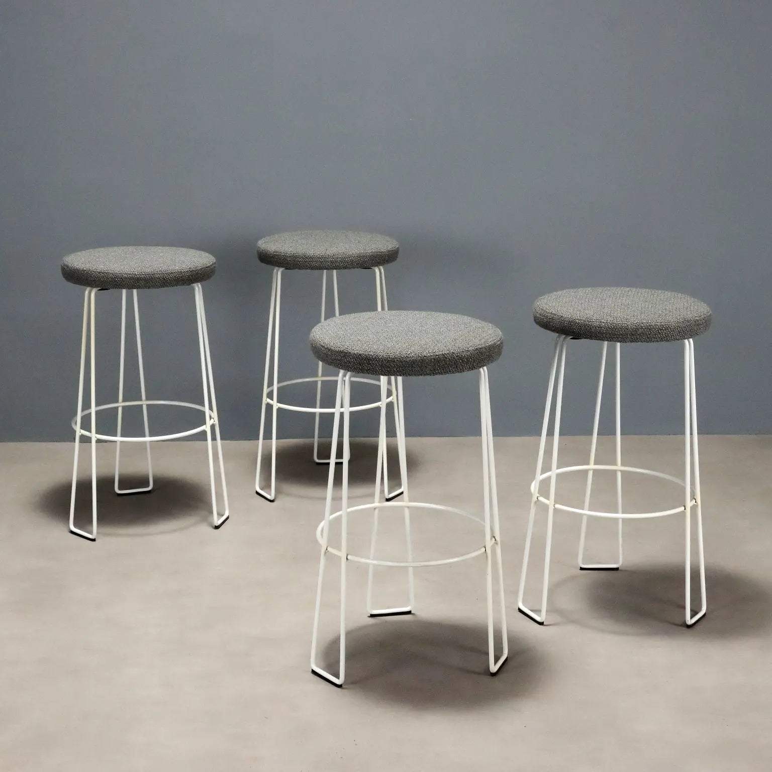 Vintage Stools Studio DDA for Alberti Metal Italy 1980s - 1980s | Modernism | Chairs