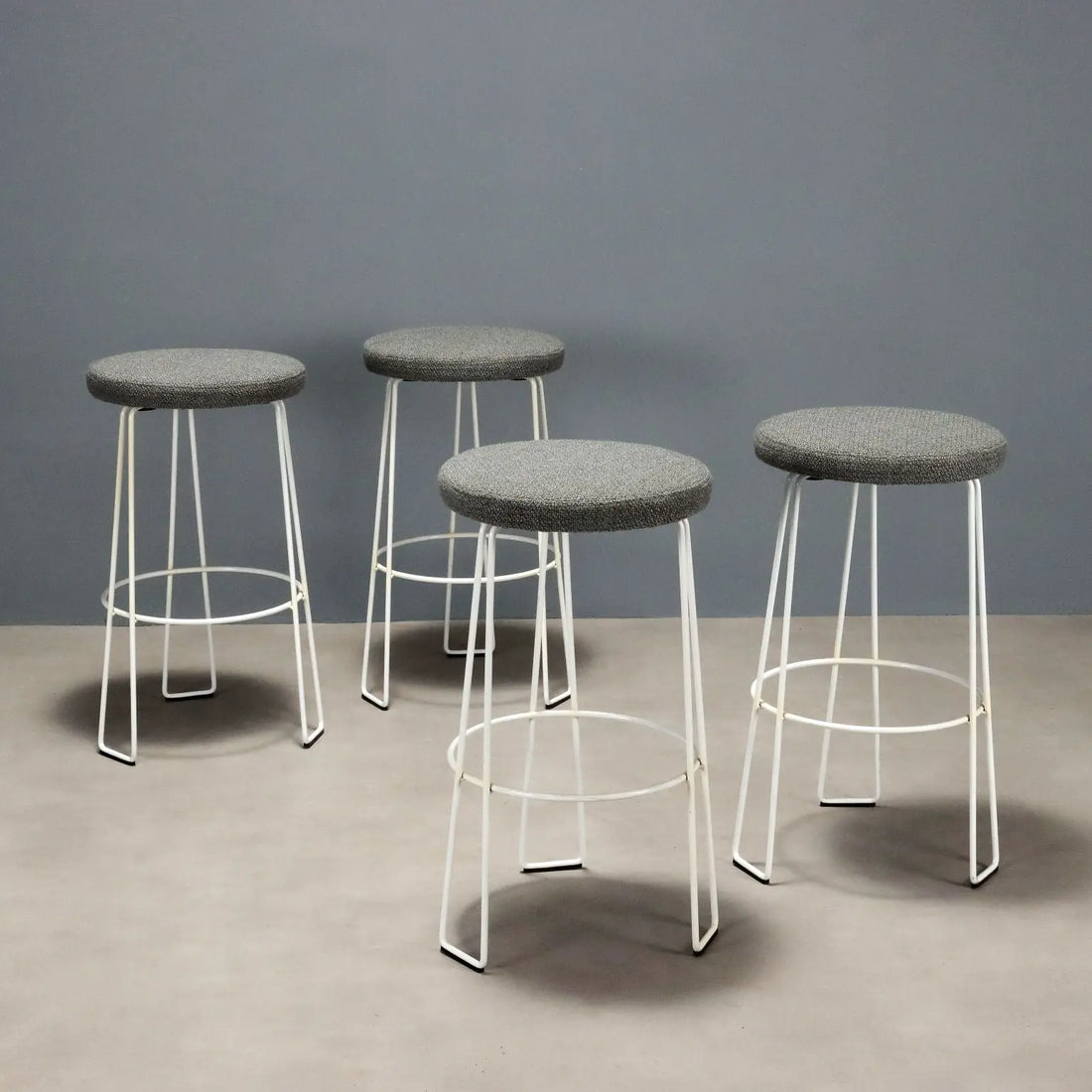 Vintage Stools Studio DDA for Alberti Metal Italy 1980s - 1980s | Modernism | Chairs