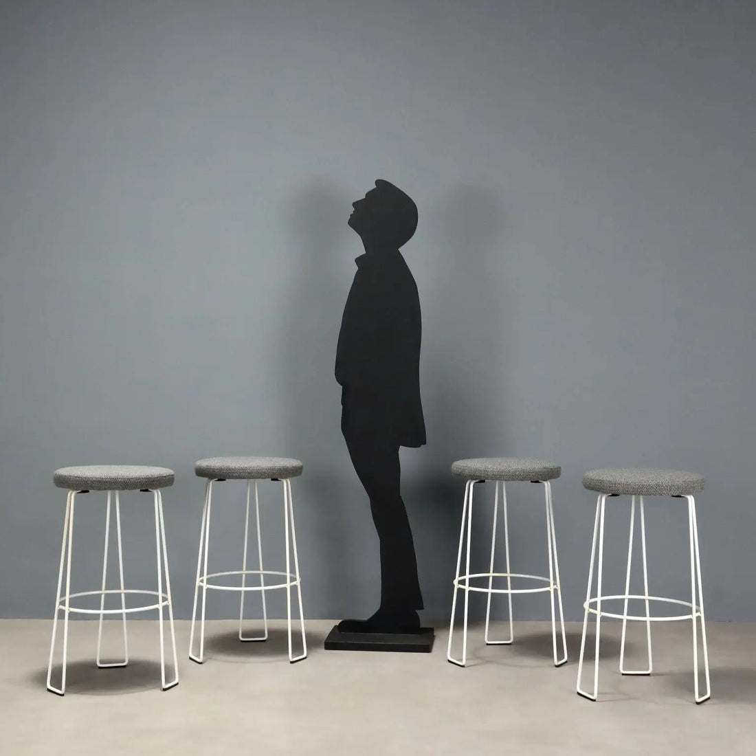 Vintage Stools Studio DDA for Alberti Metal Italy 1980s - 1980s | Modernism | Chairs
