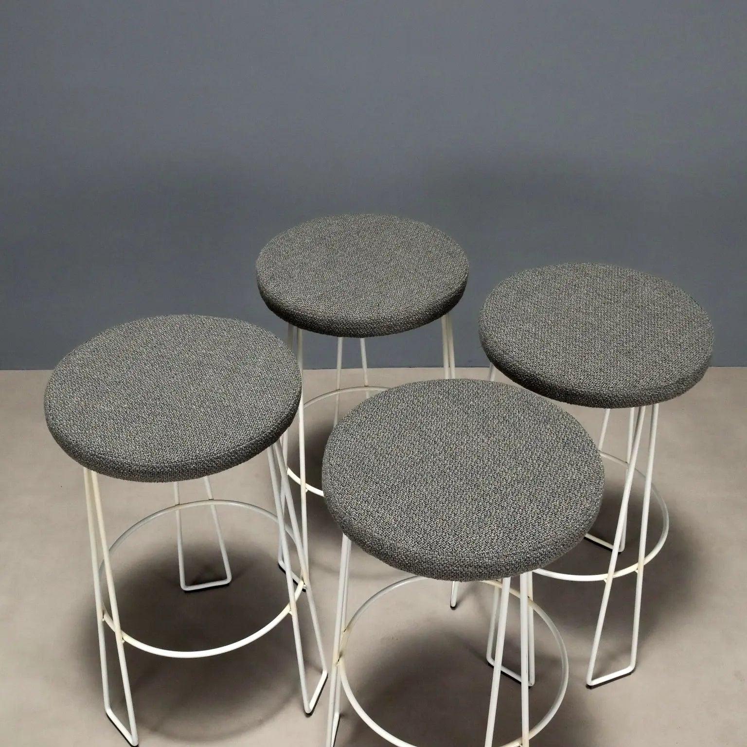 Vintage Stools Studio DDA for Alberti Metal Italy 1980s - 1980s | Modernism | Chairs