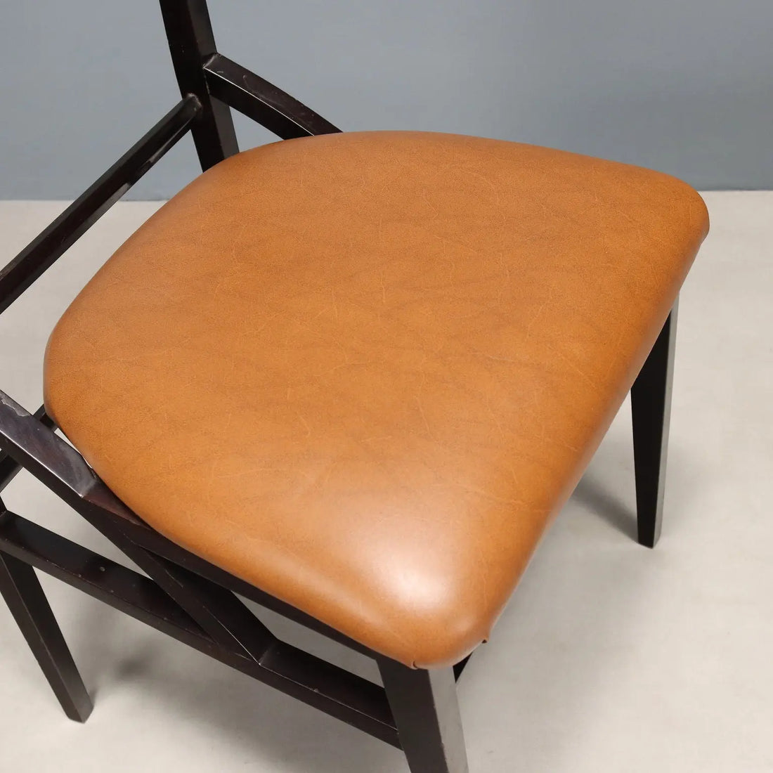 Vintage Chairs Leatherette Painted Beech Design Italy 1960s | Modernism | Chairs