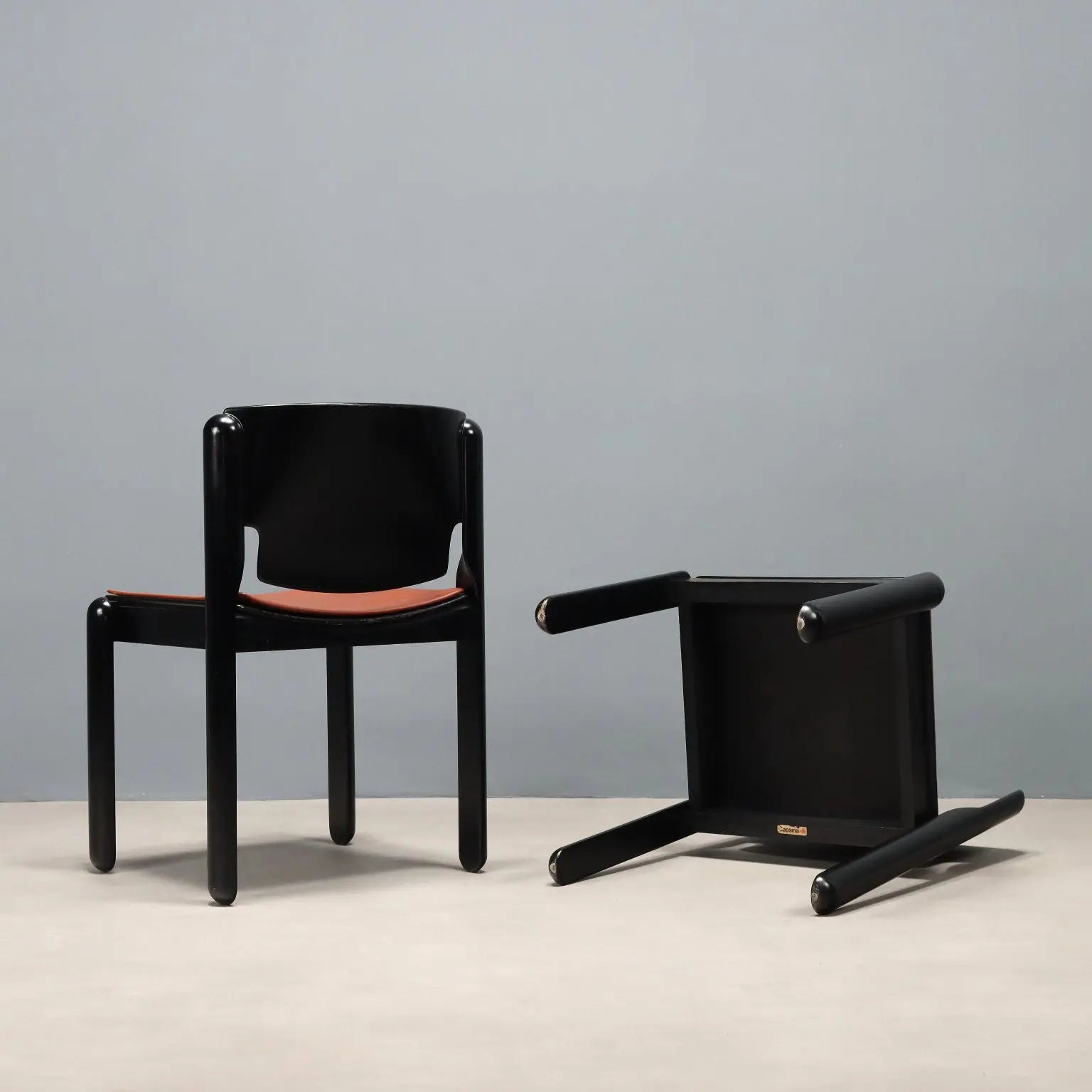 Cassina 122 Chairs Vintage Design Vico Magistretti Italy 1960s-1970s | Modernism | Chairs