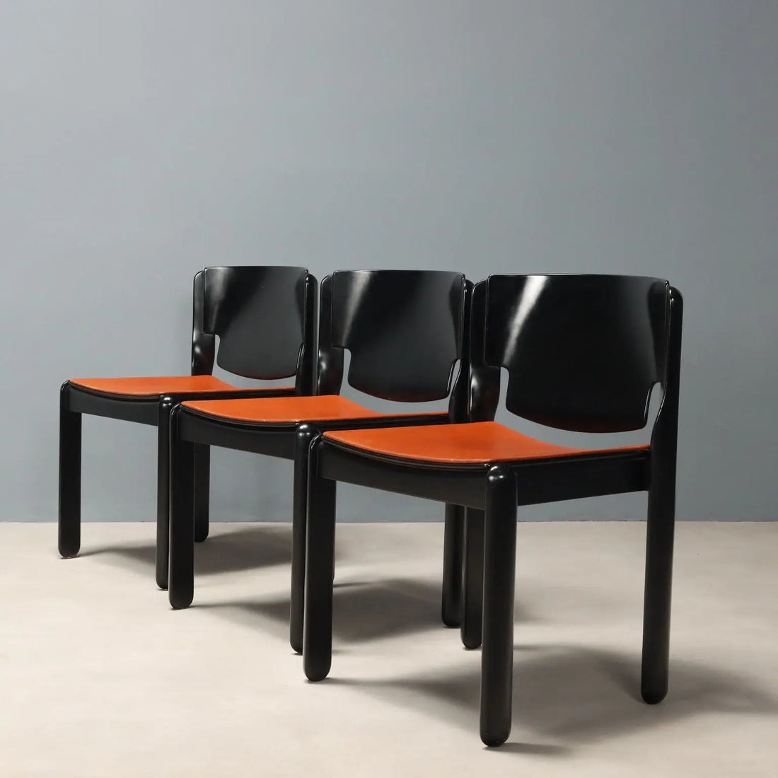 Cassina 122 Chairs Vintage Design Vico Magistretti Italy 1960s-1970s | Modernism | Chairs